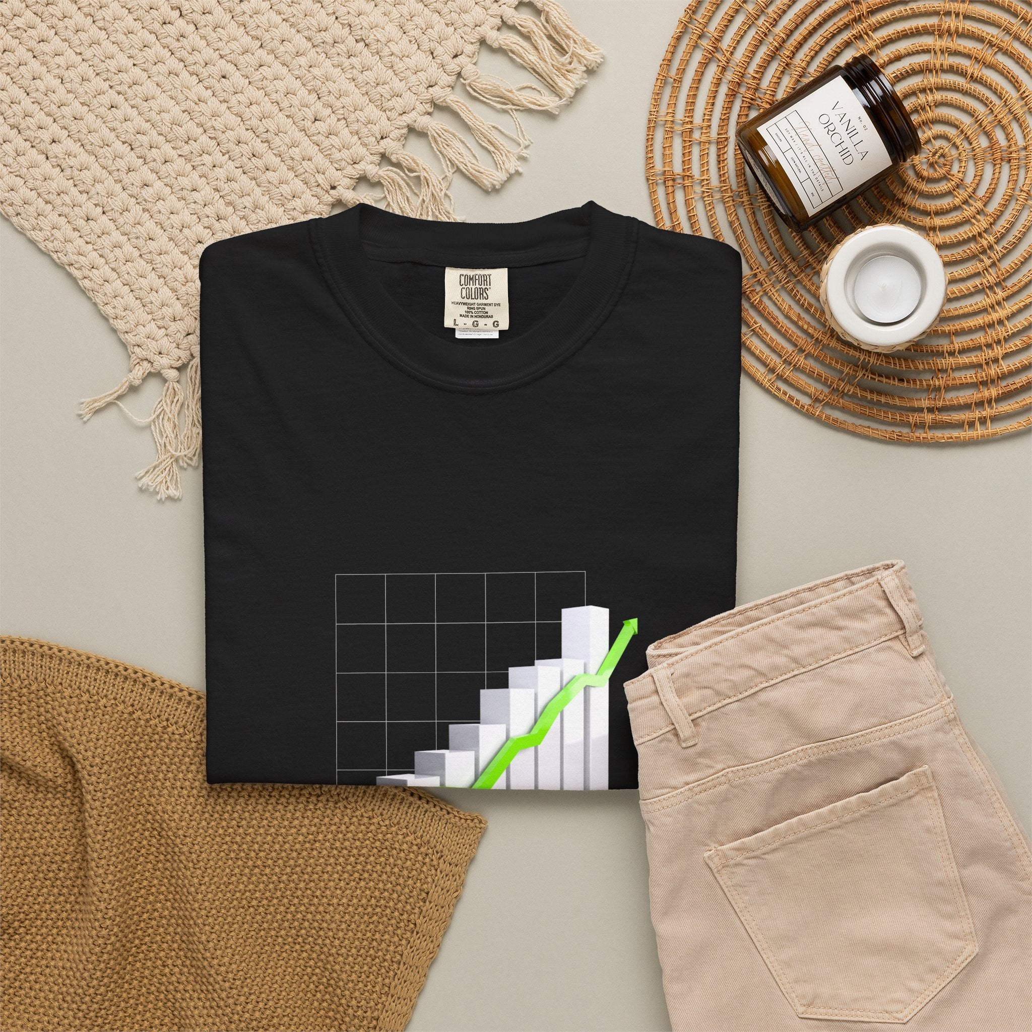 Progress Bar T-Shirt — Motivational 'PROGRESS' Graphic Tee
