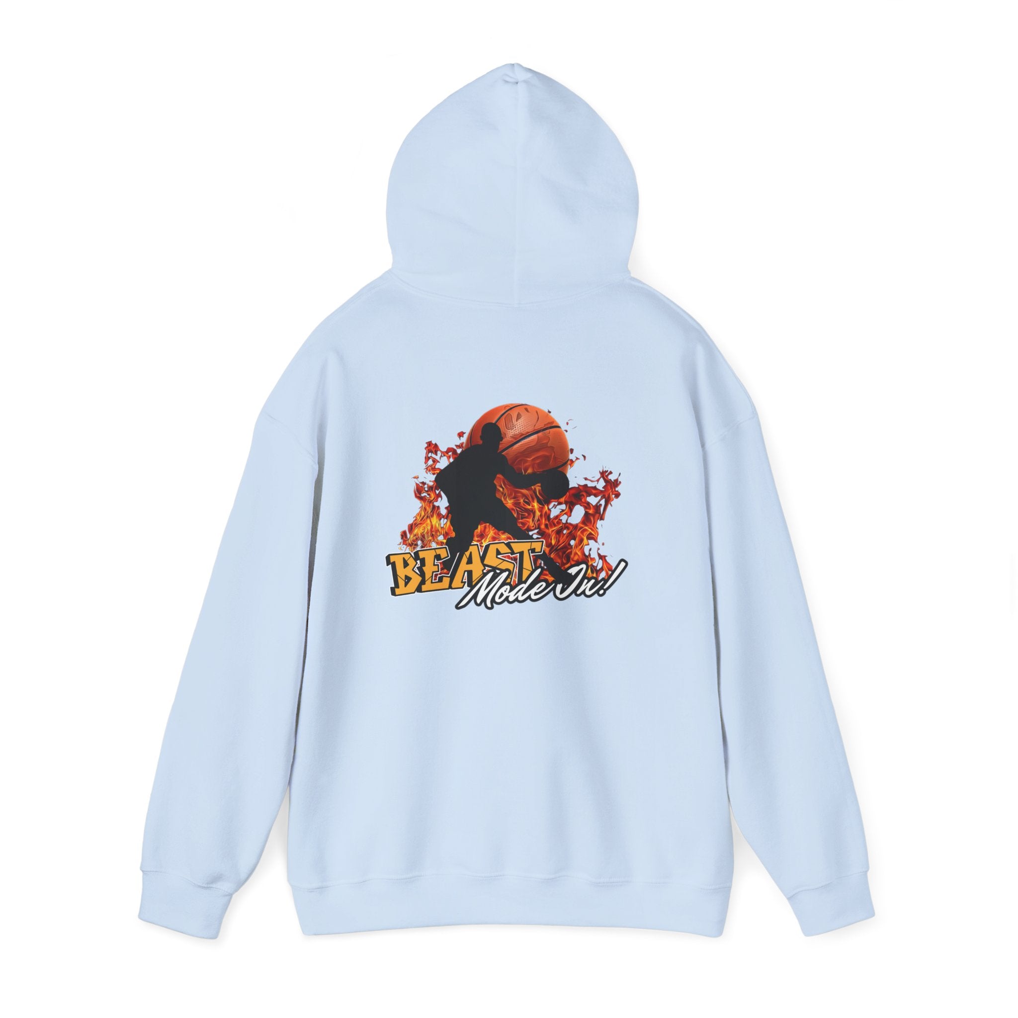 Basketball Beast Mode Hoodie — "Beast Mode On" Graphic Pullover