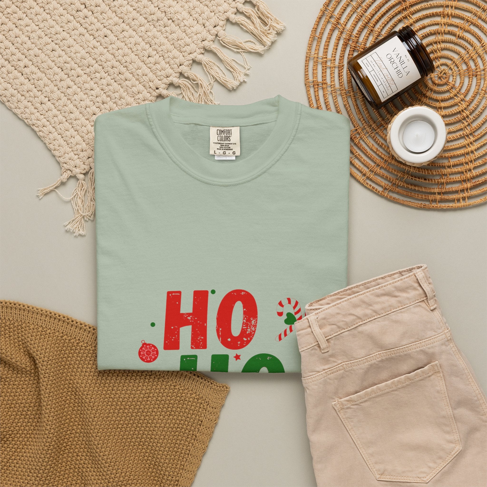 Ho Ho Ho Christmas T‑Shirt — Festive Holiday Graphic Tee