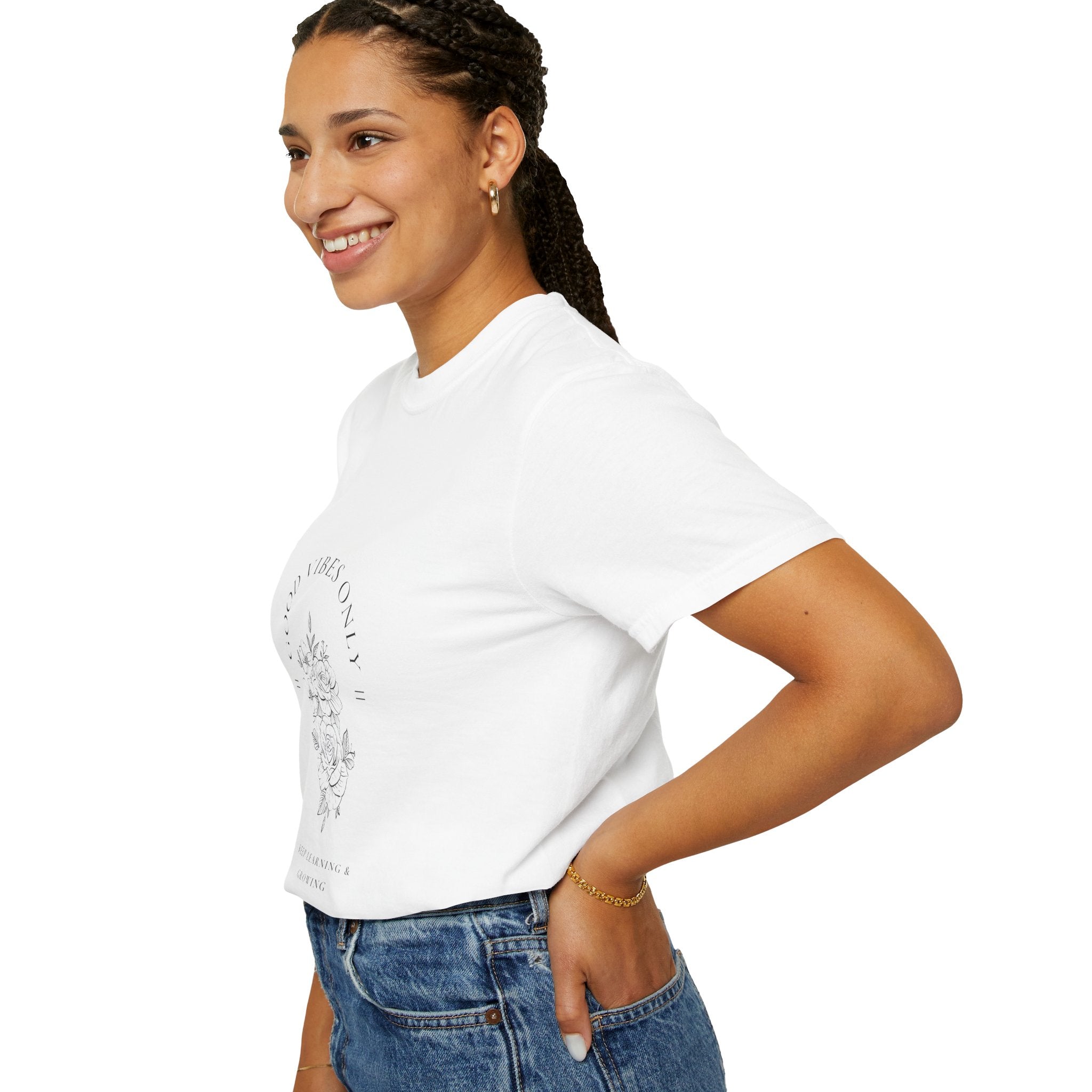 Good Vibes Only Floral T-Shirt