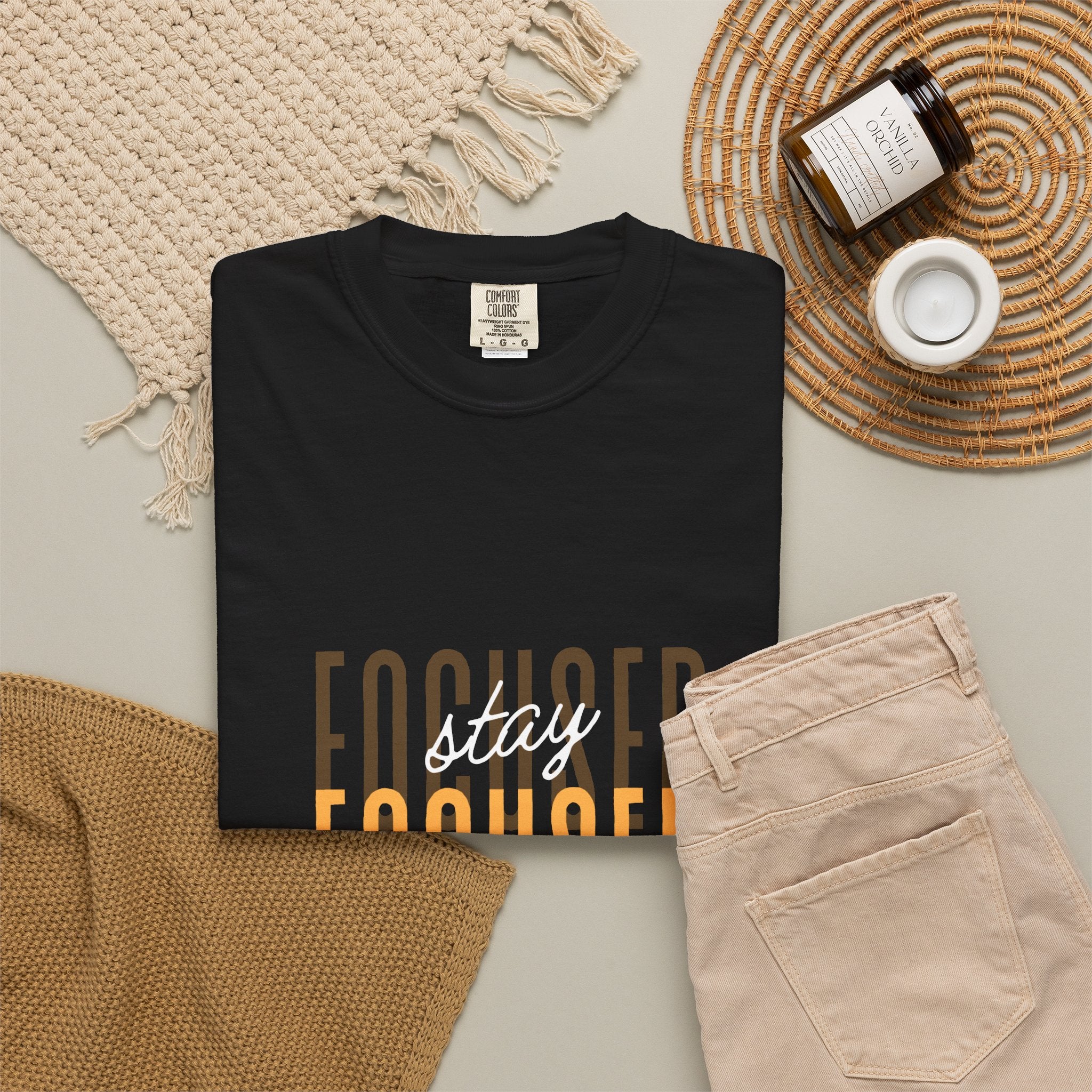 Stay Focused T-Shirt — Motivational Graphic Tee