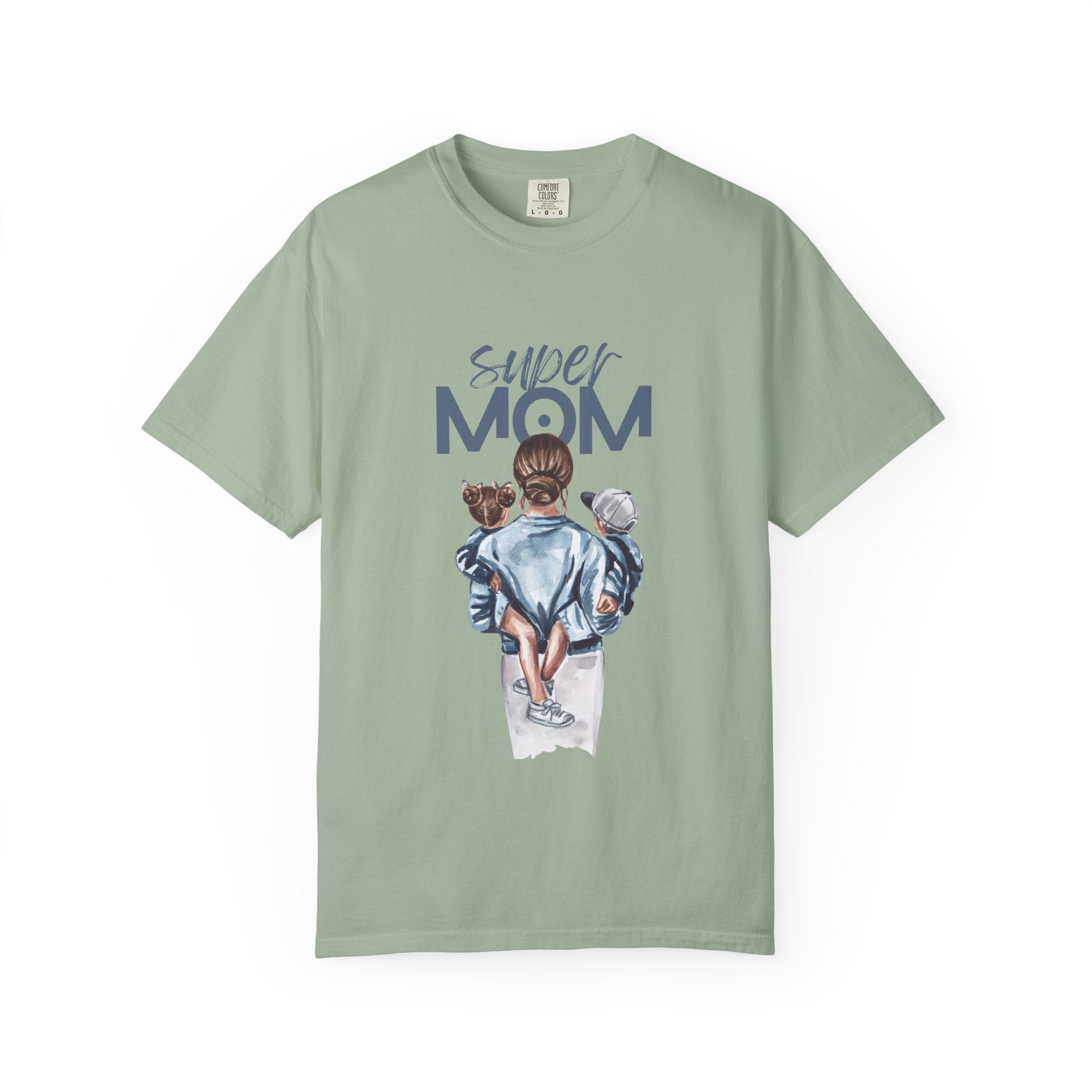 Super Mom T-Shirt — Mom with Kids Graphic Tee | Mother's Day Gift