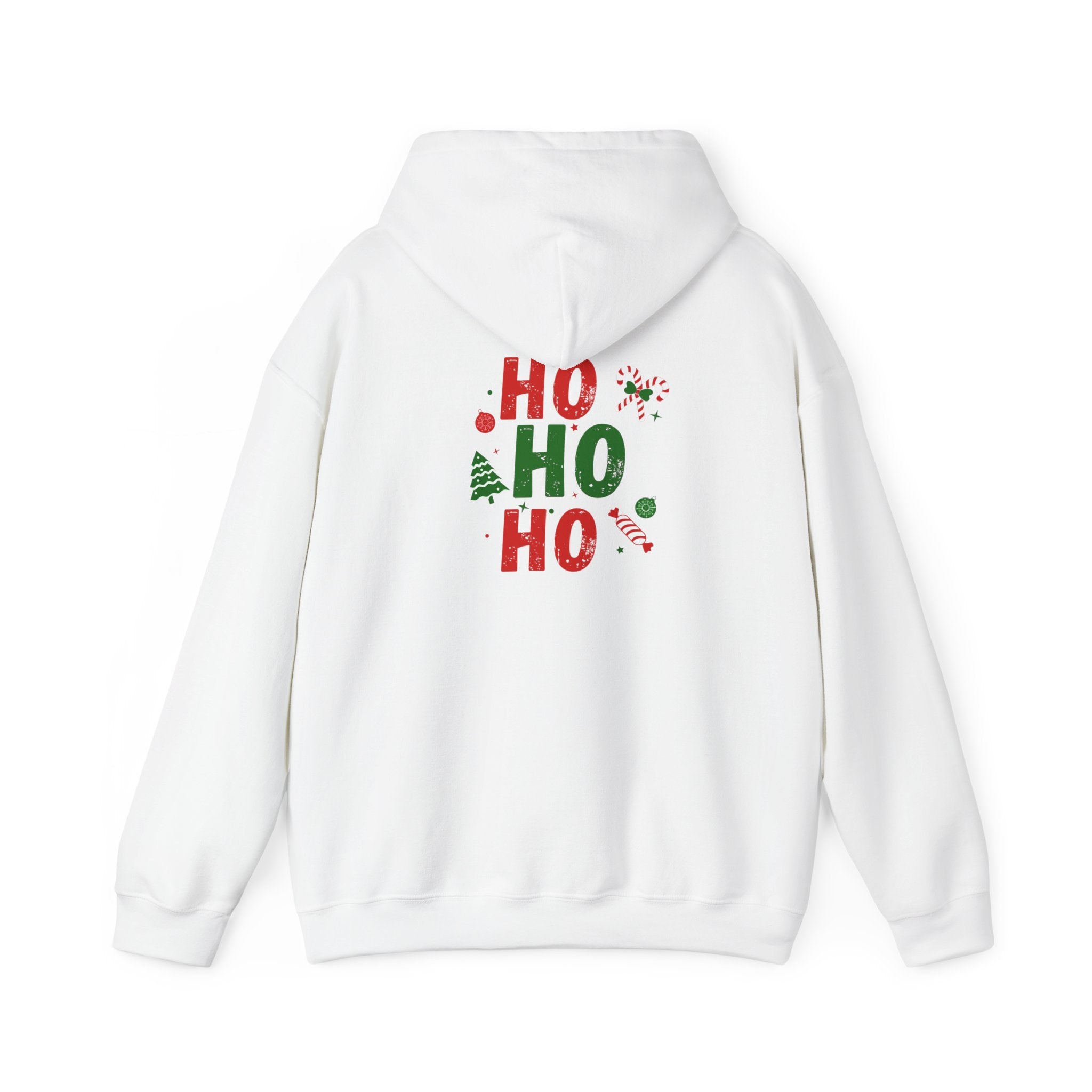 Christmas 'Ho Ho Ho' Hoodie - Festive Holiday Sweatshirt