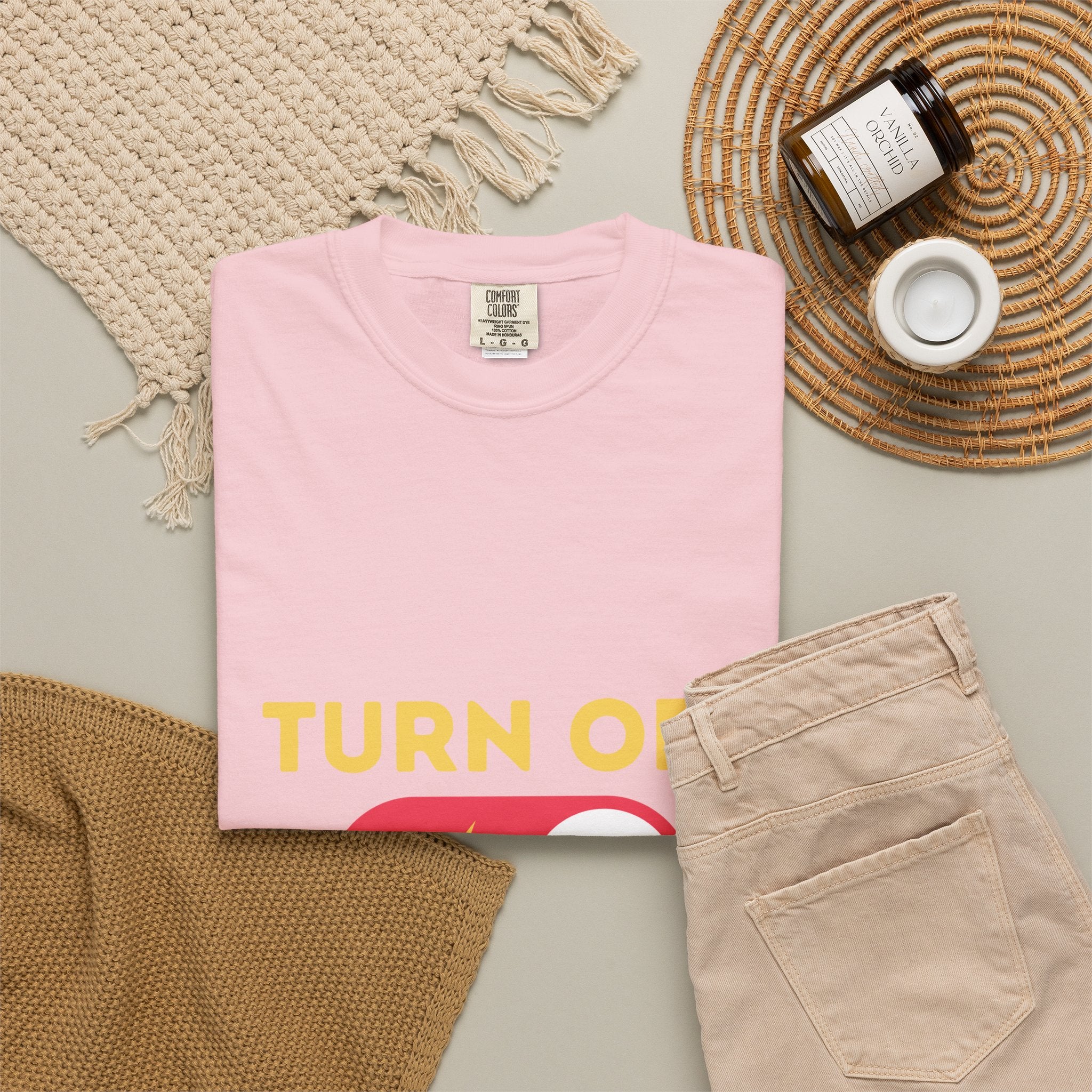 Turn Off Negativity T-Shirt — Positive Vibes Graphic Tee