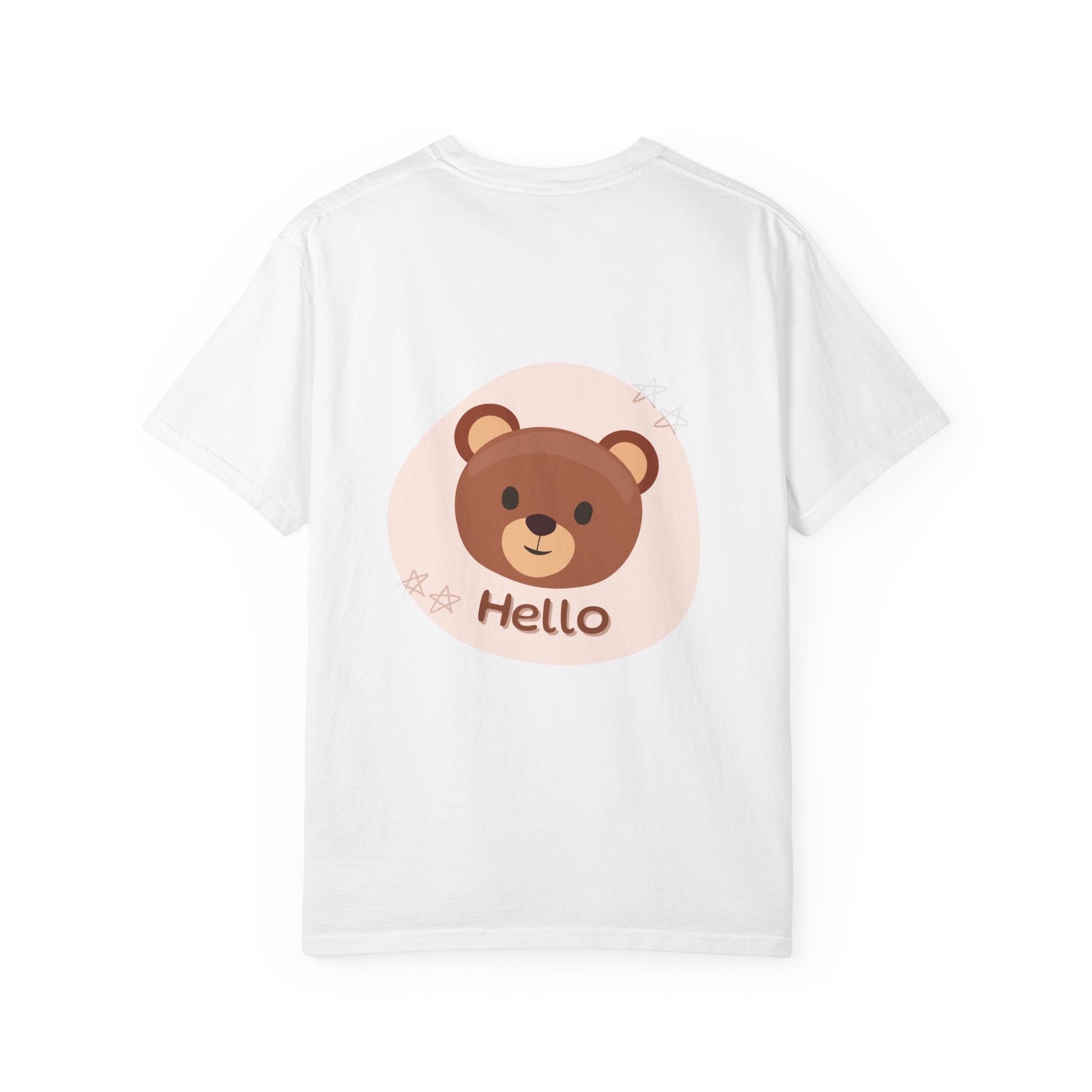 Hello Bear T-Shirt — Cute Cartoon Teddy Graphic Tee