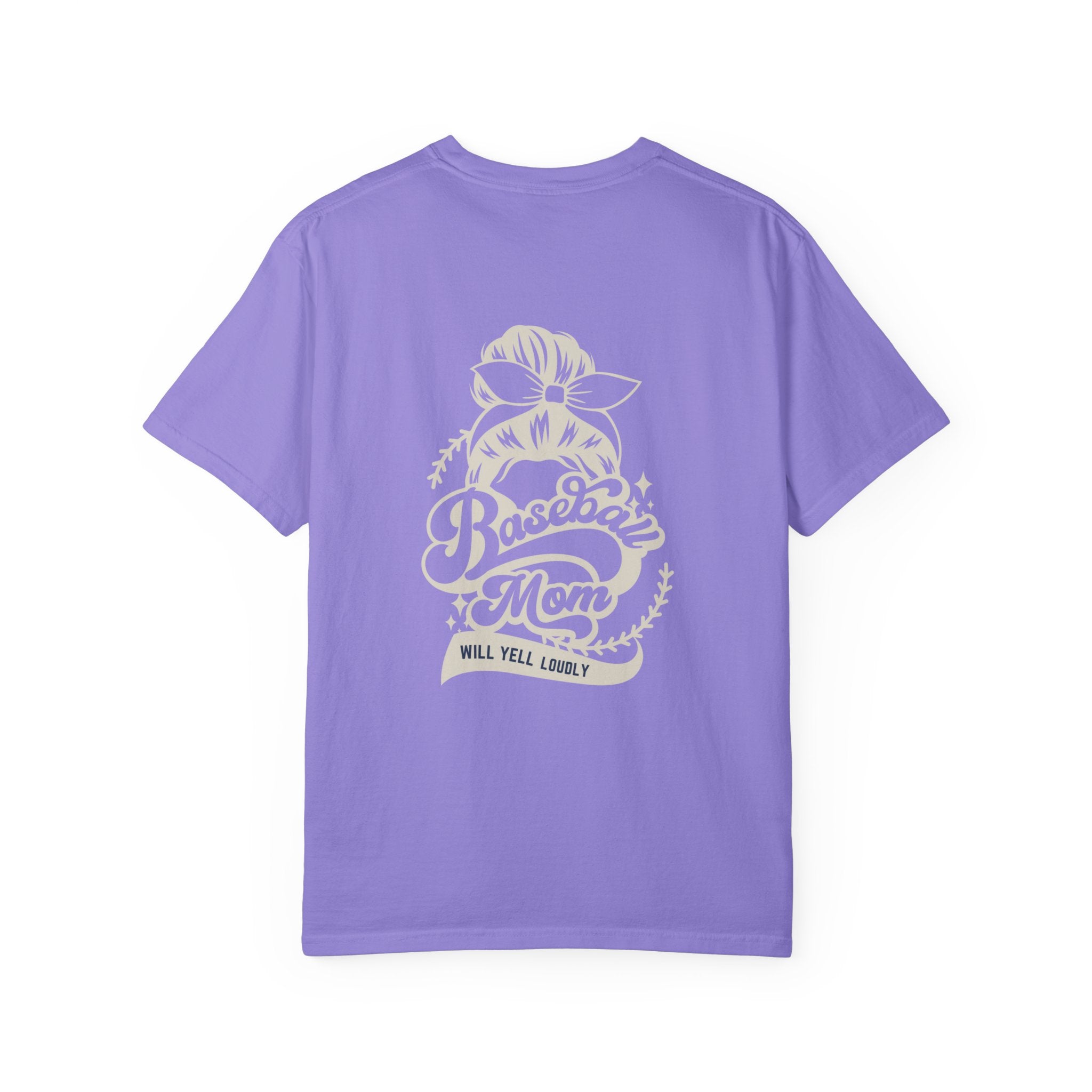 Baseball Mom T-Shirt — 'Baseball Mom Will Yell Loudly' Graphic Tee