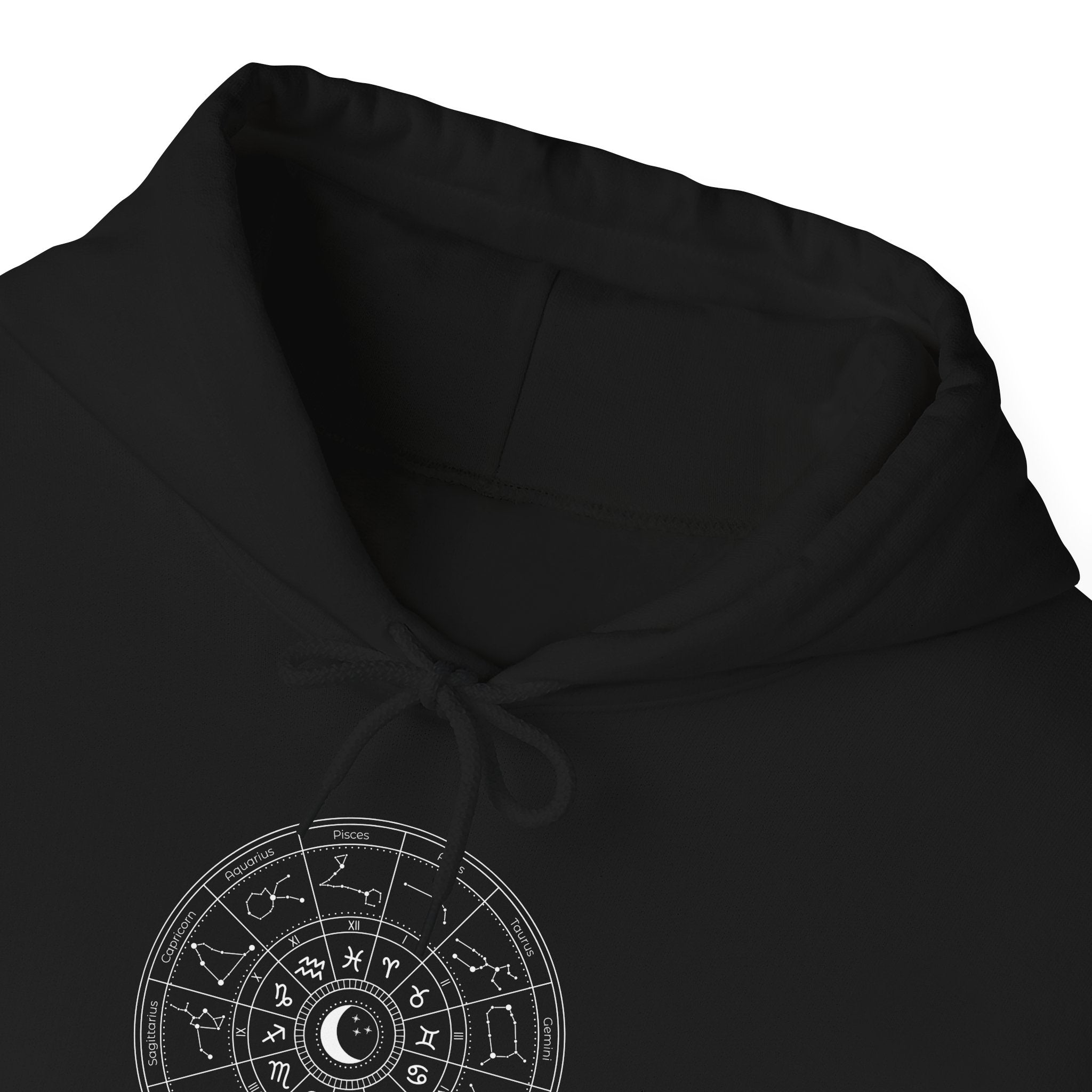 Zodiac Constellation Hoodie - Moon & Star Astrology Graphic Sweatshirt