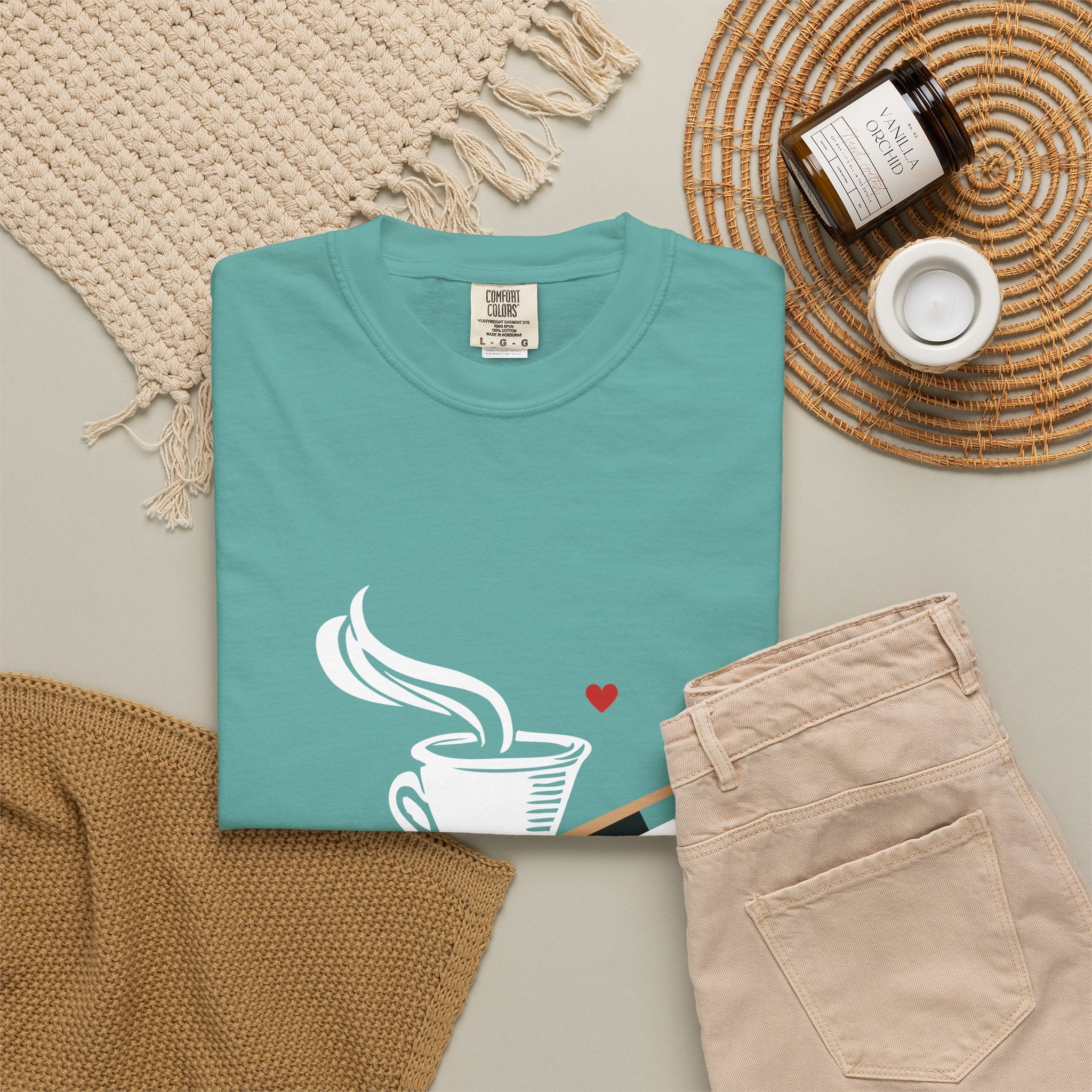 Coffee Lover T‑Shirt — Steaming Cup Graphic Tee