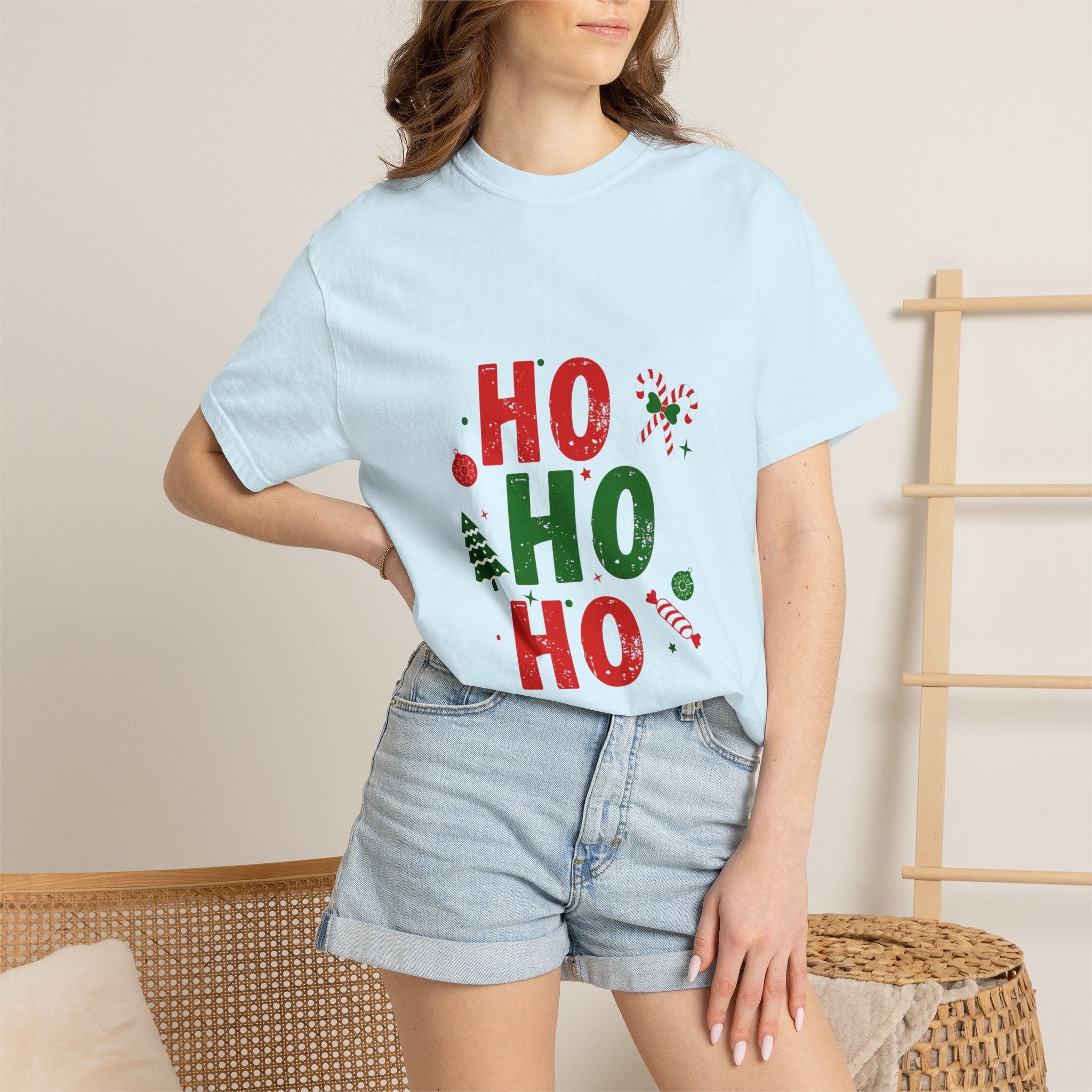Ho Ho Ho Christmas T‑Shirt — Festive Holiday Graphic Tee