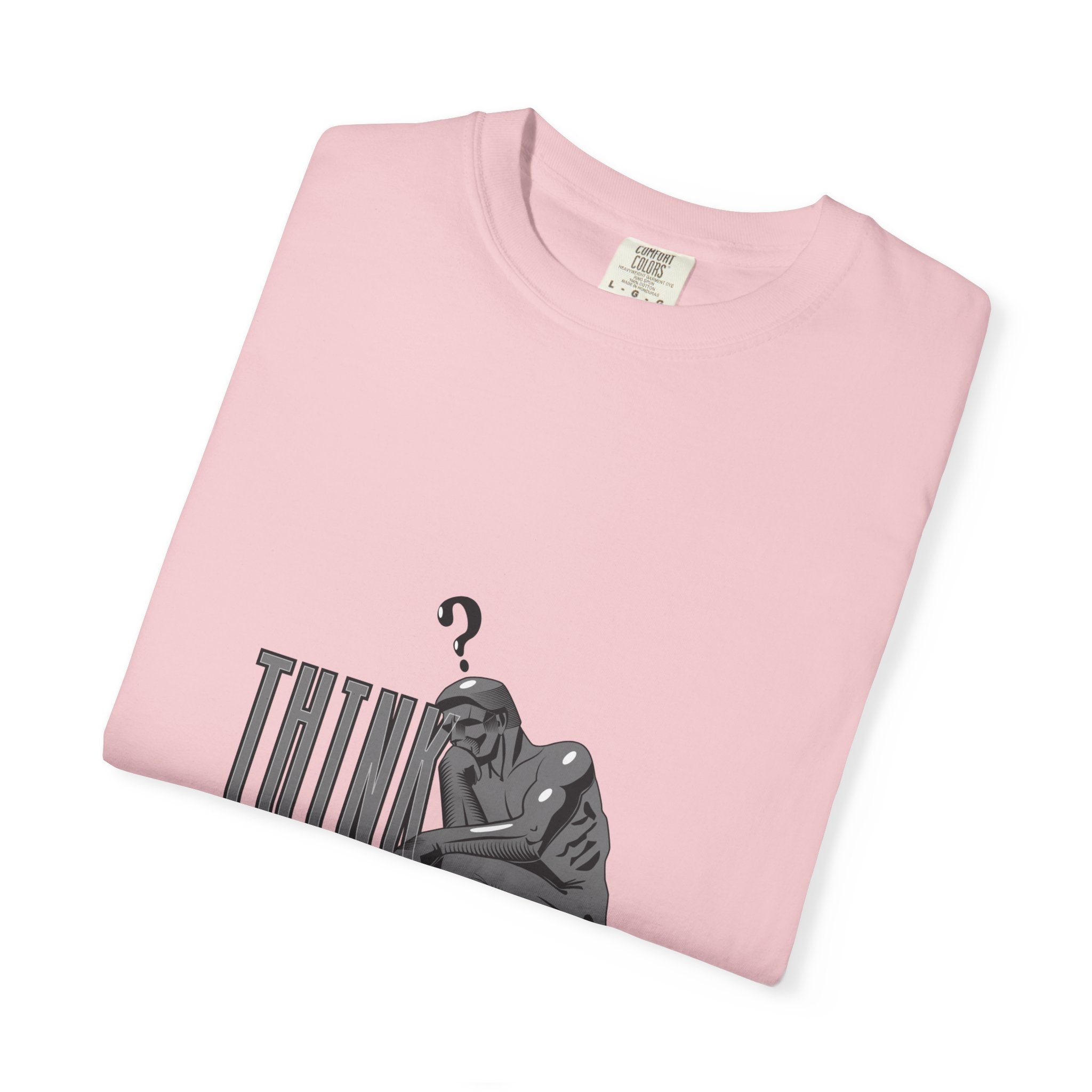 Think Big T-Shirt — Motivational Graphic Tee with Thinking Man Design