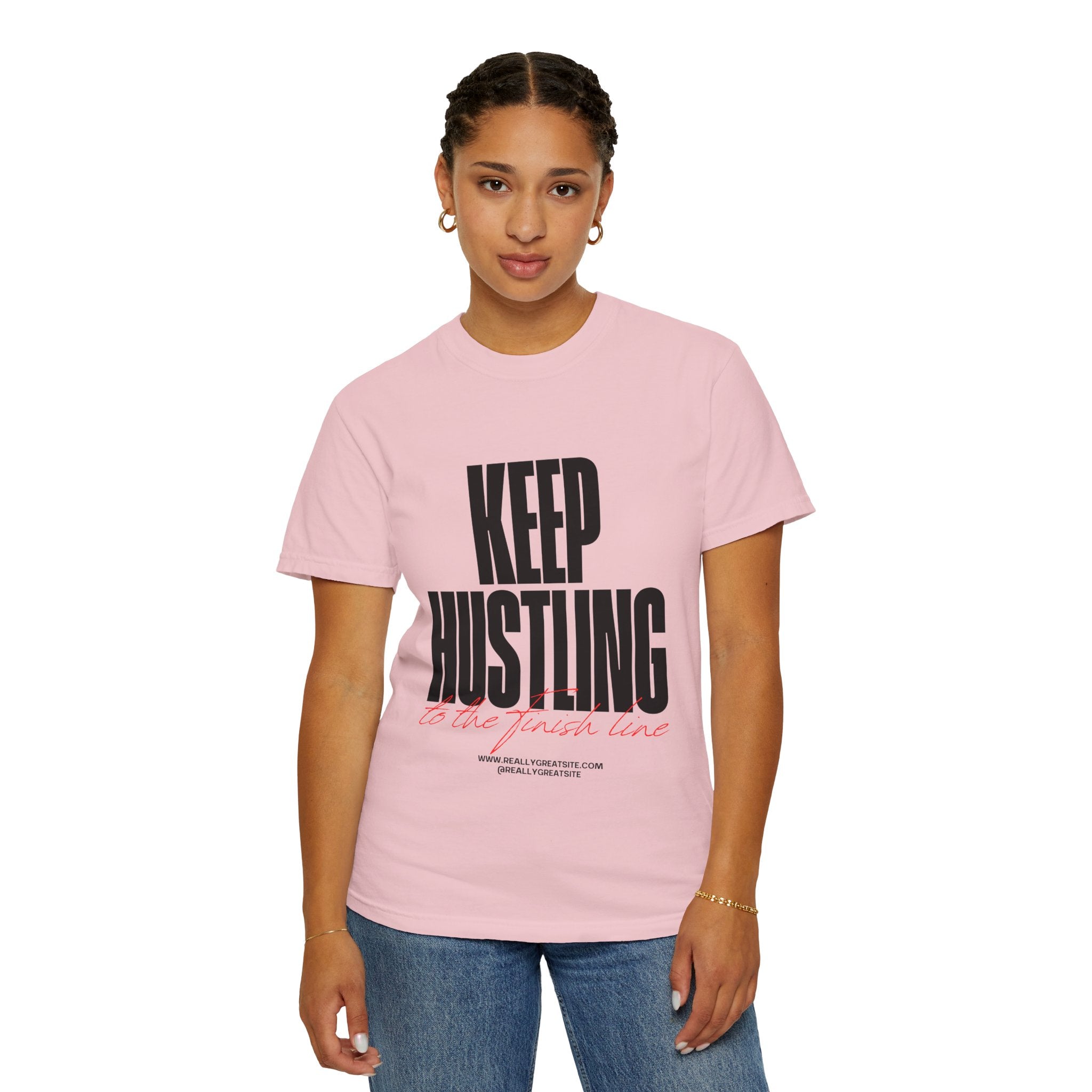 Keep Hustling T-Shirt — Motivational Graphic Tee