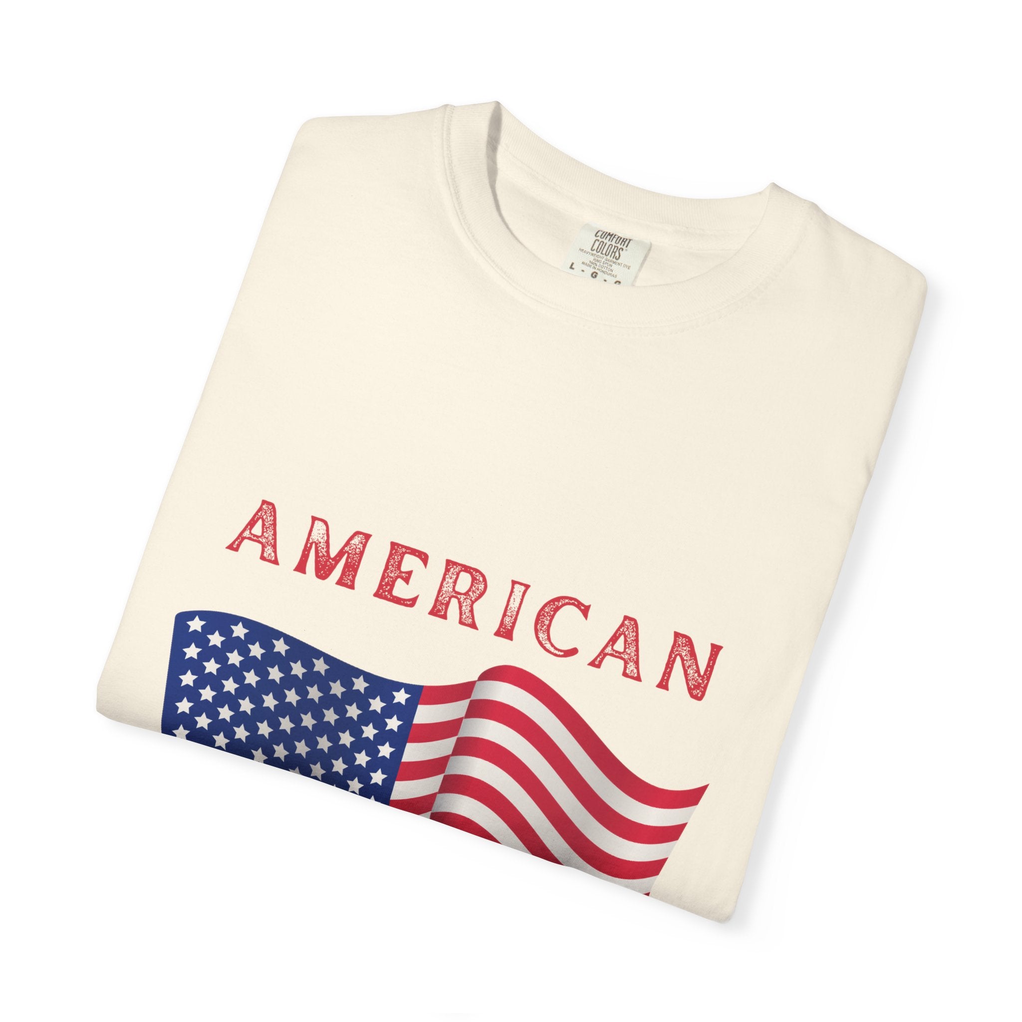 American Dream T-Shirt — Vintage Flag Graphic Tee for 4th of July & Patriotic Celebrations