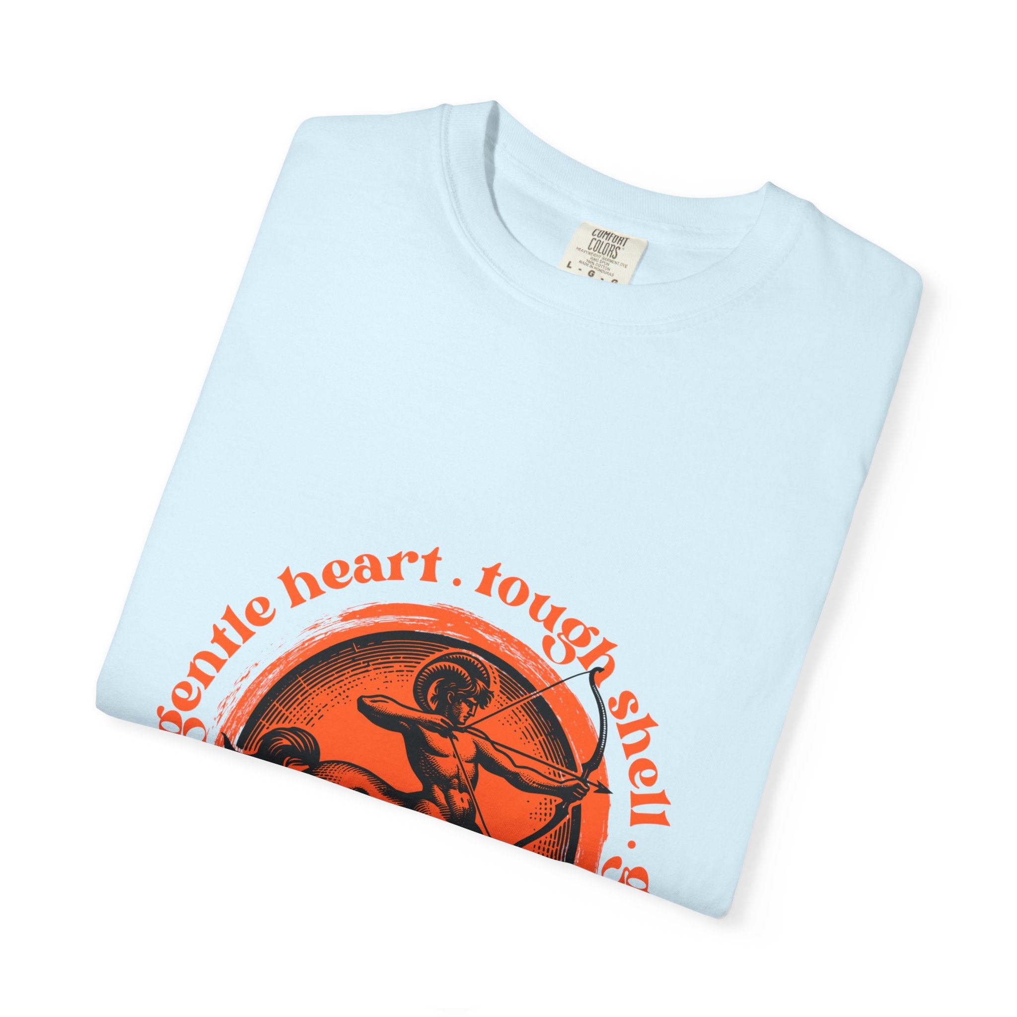 Aries Ram Graphic T-Shirt — "Gentle Heart, Tough Soul" Zodiac Tee