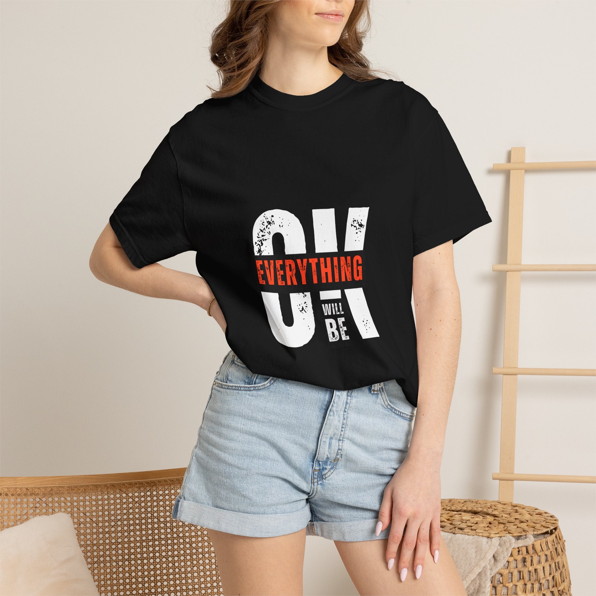 OK Everything Will Be OK T-Shirt — Reassuring Graphic Tee