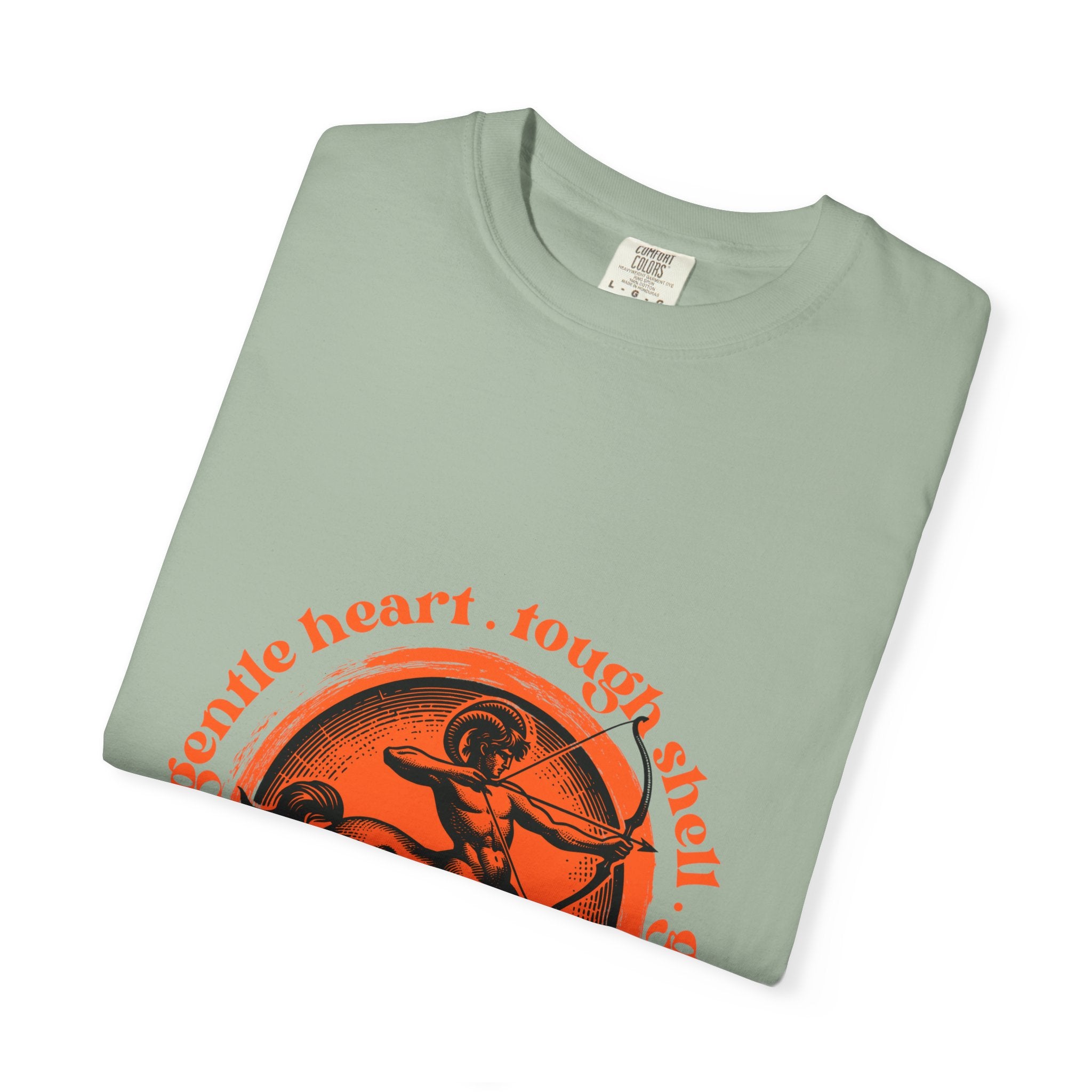 Aries Ram Graphic T-Shirt — "Gentle Heart, Tough Soul" Zodiac Tee