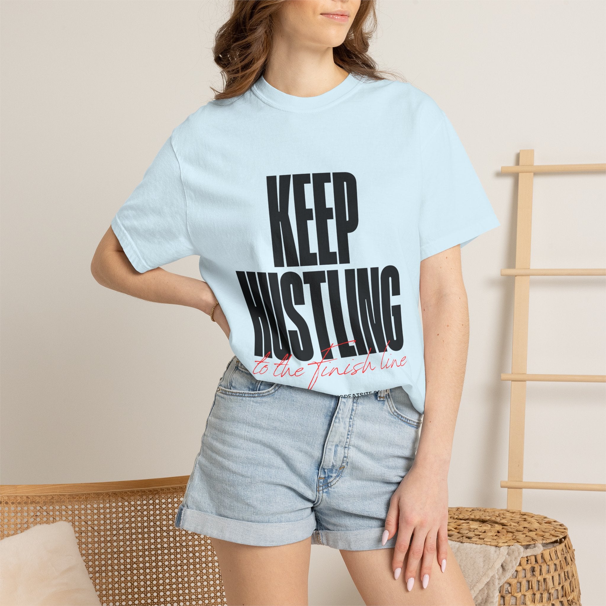 Keep Hustling T-Shirt — Motivational Graphic Tee