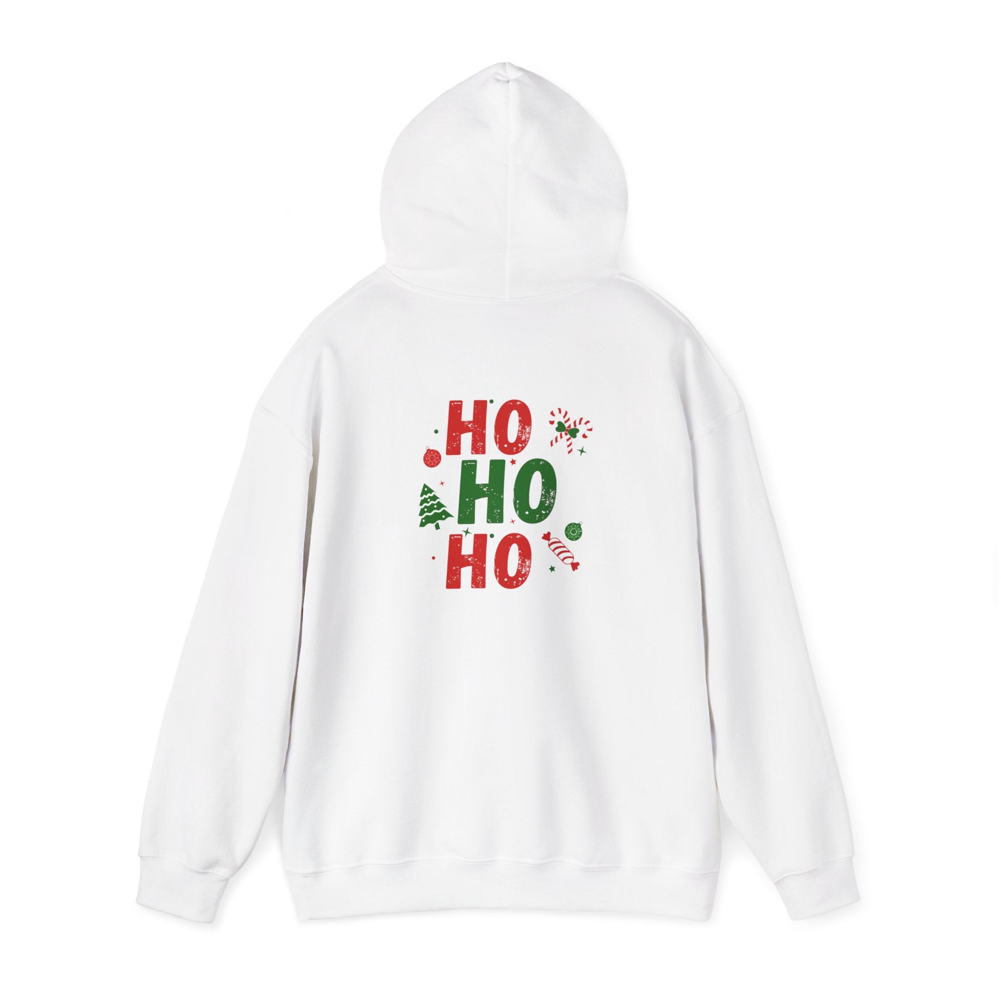 Christmas 'Ho Ho Ho' Hoodie - Festive Holiday Sweatshirt