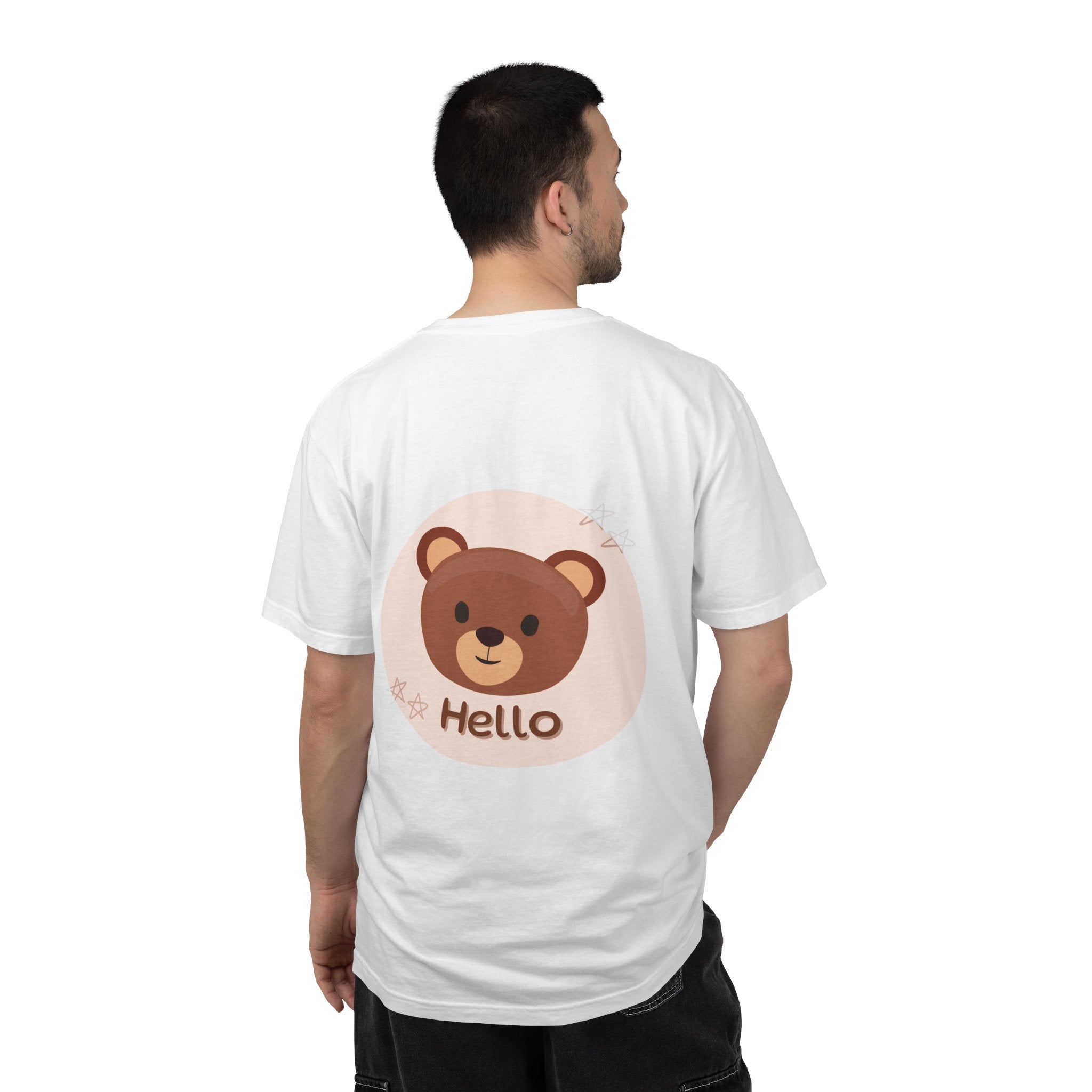 Hello Bear T-Shirt — Cute Cartoon Teddy Graphic Tee