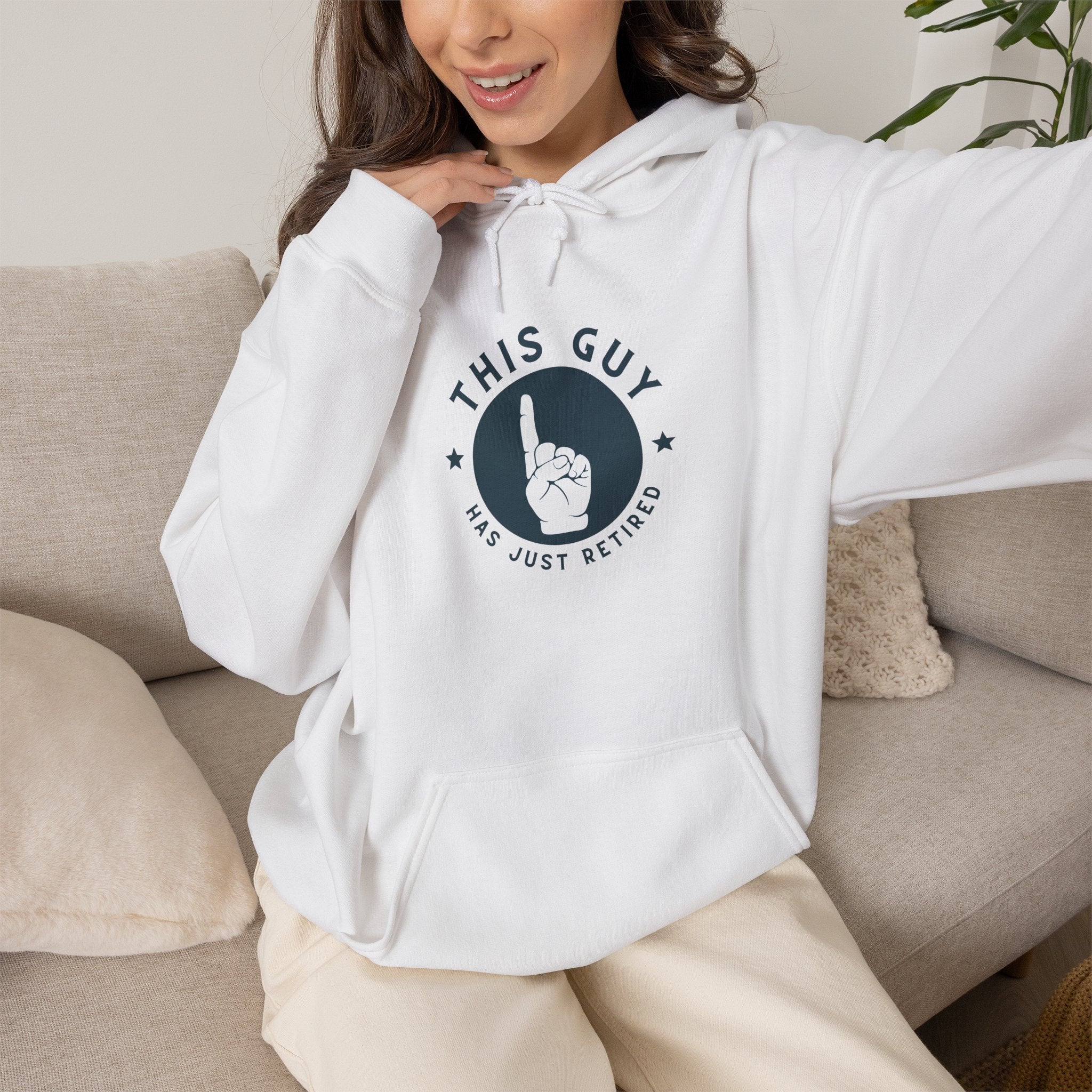 Retirement Hoodie - "This Guy Has Just Retired" Pullover