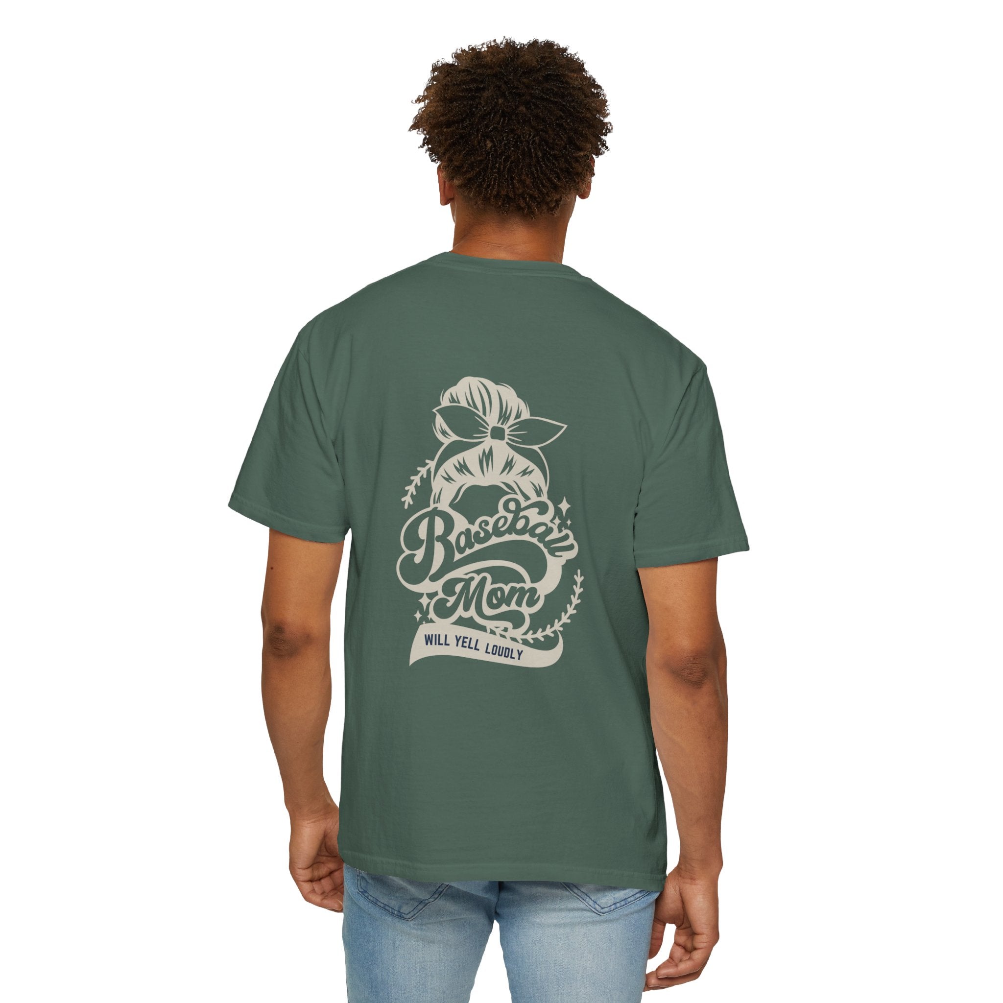 Baseball Mom T-Shirt — 'Baseball Mom Will Yell Loudly' Graphic Tee