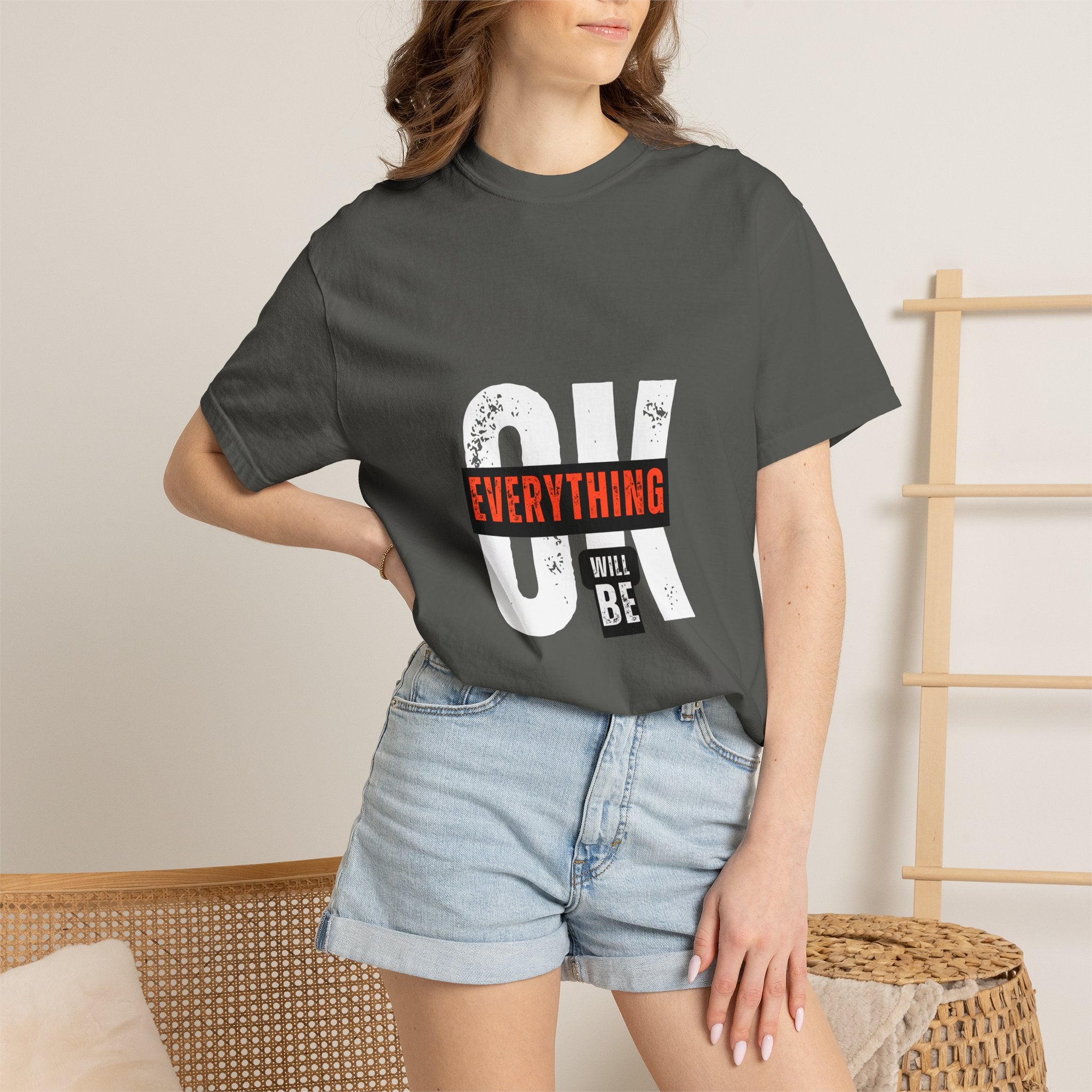 OK Everything Will Be OK T-Shirt — Reassuring Graphic Tee