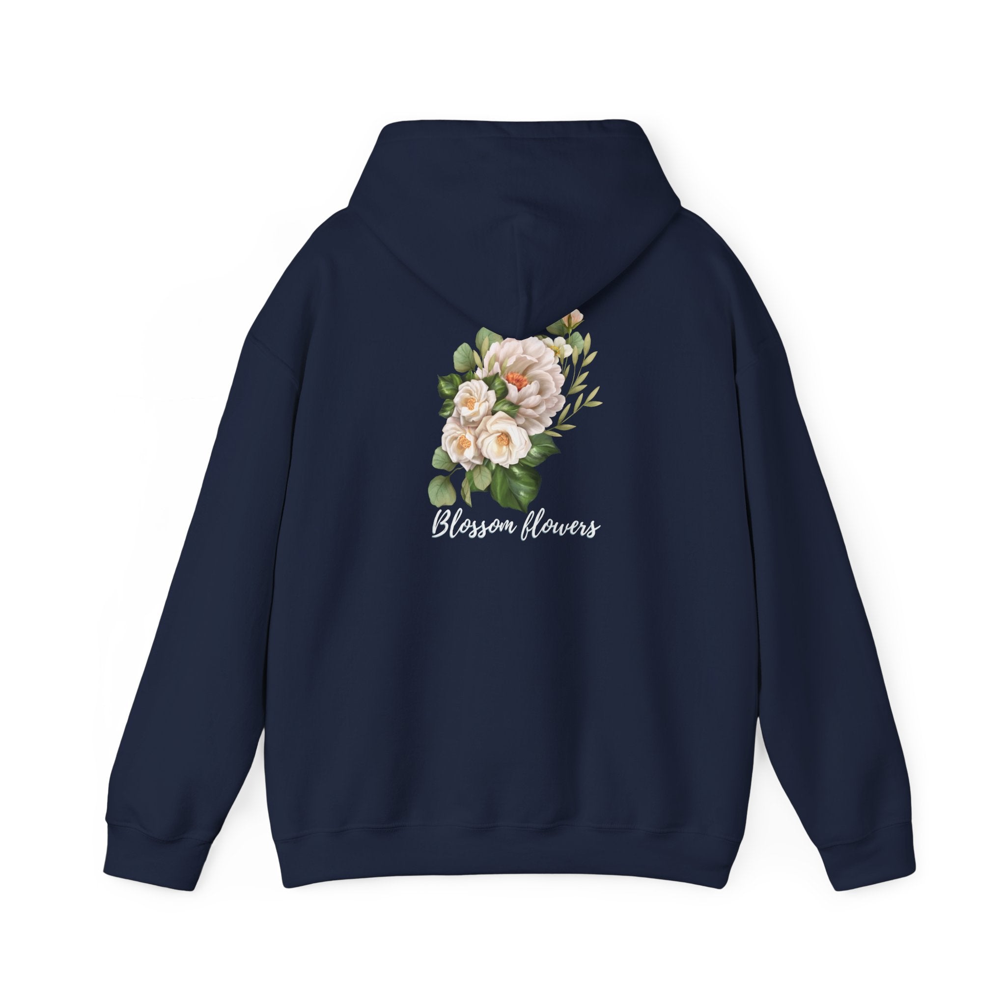 Floral 'Blossom Flowers' Hoodie – Soft Vintage Rose Graphic