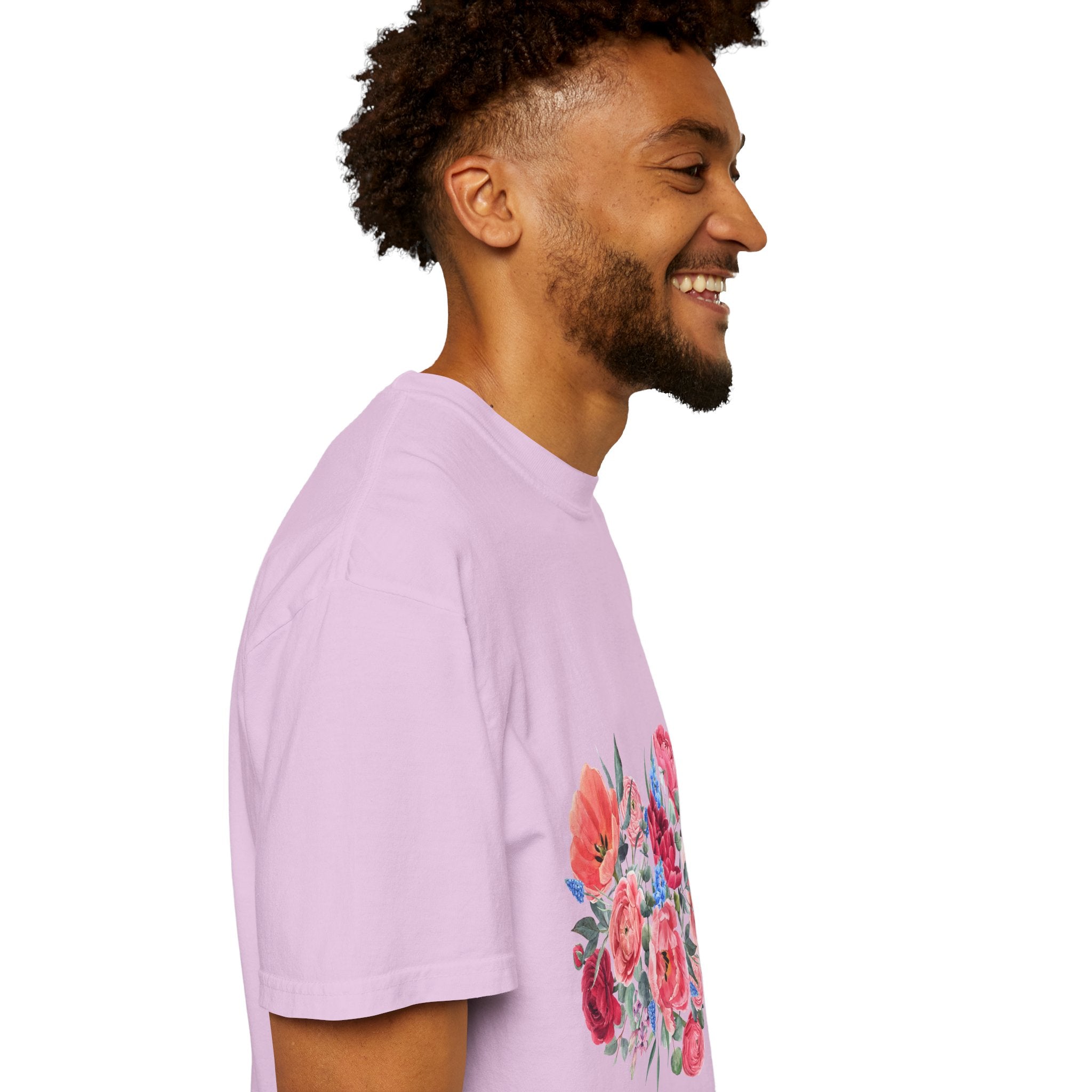 Floral Heart T-Shirt – Watercolor Rose Heart Graphic Tee (Valentine’s Day, Mother's Day)