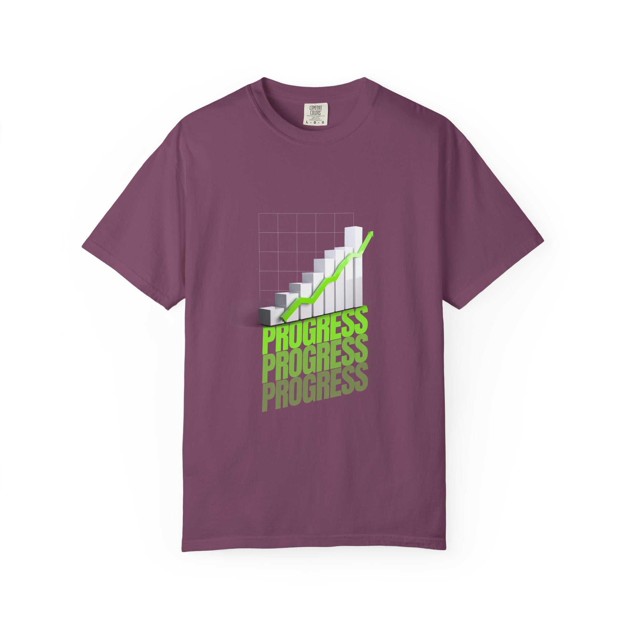 Progress Bar T-Shirt — Motivational 'PROGRESS' Graphic Tee
