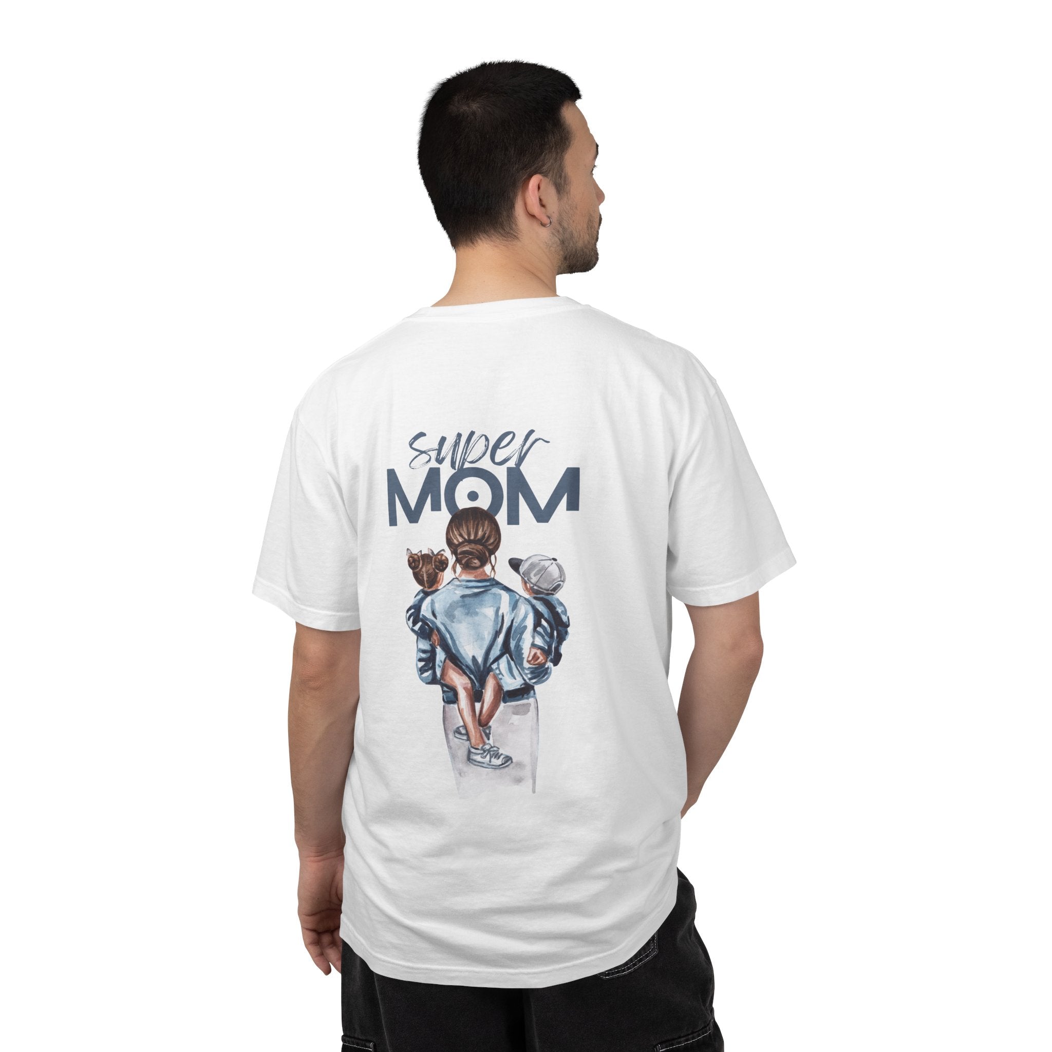 Super Mom T-Shirt — Mom with Kids Graphic Tee | Mother's Day Gift