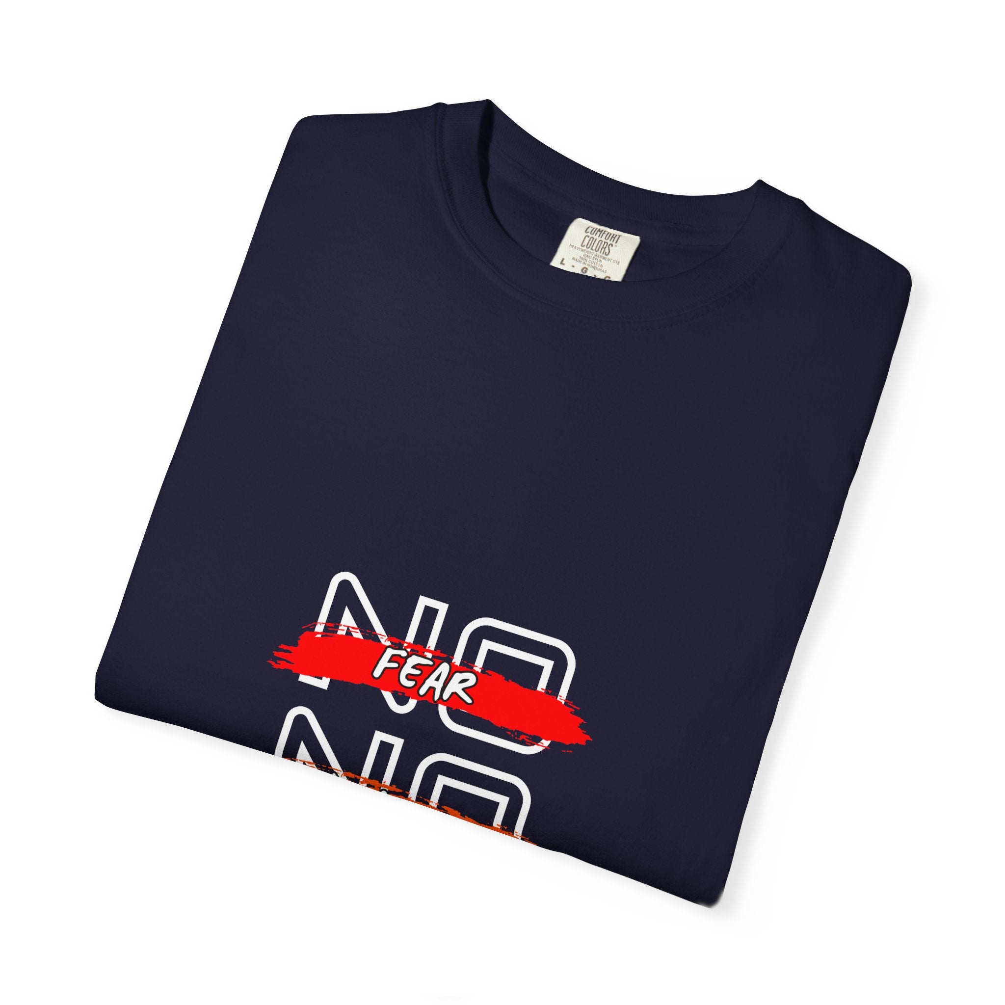 T-Shirt — "No Fear, No Limits, No Excuses" Motivational Graphic Tee