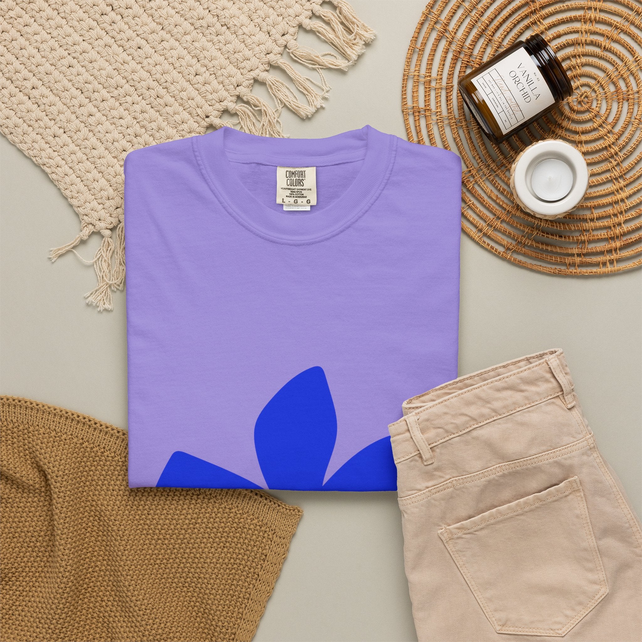 Aquarius Zodiac T-Shirt — Bold Blue Symbol, January 20–February 18 Astrology Tee