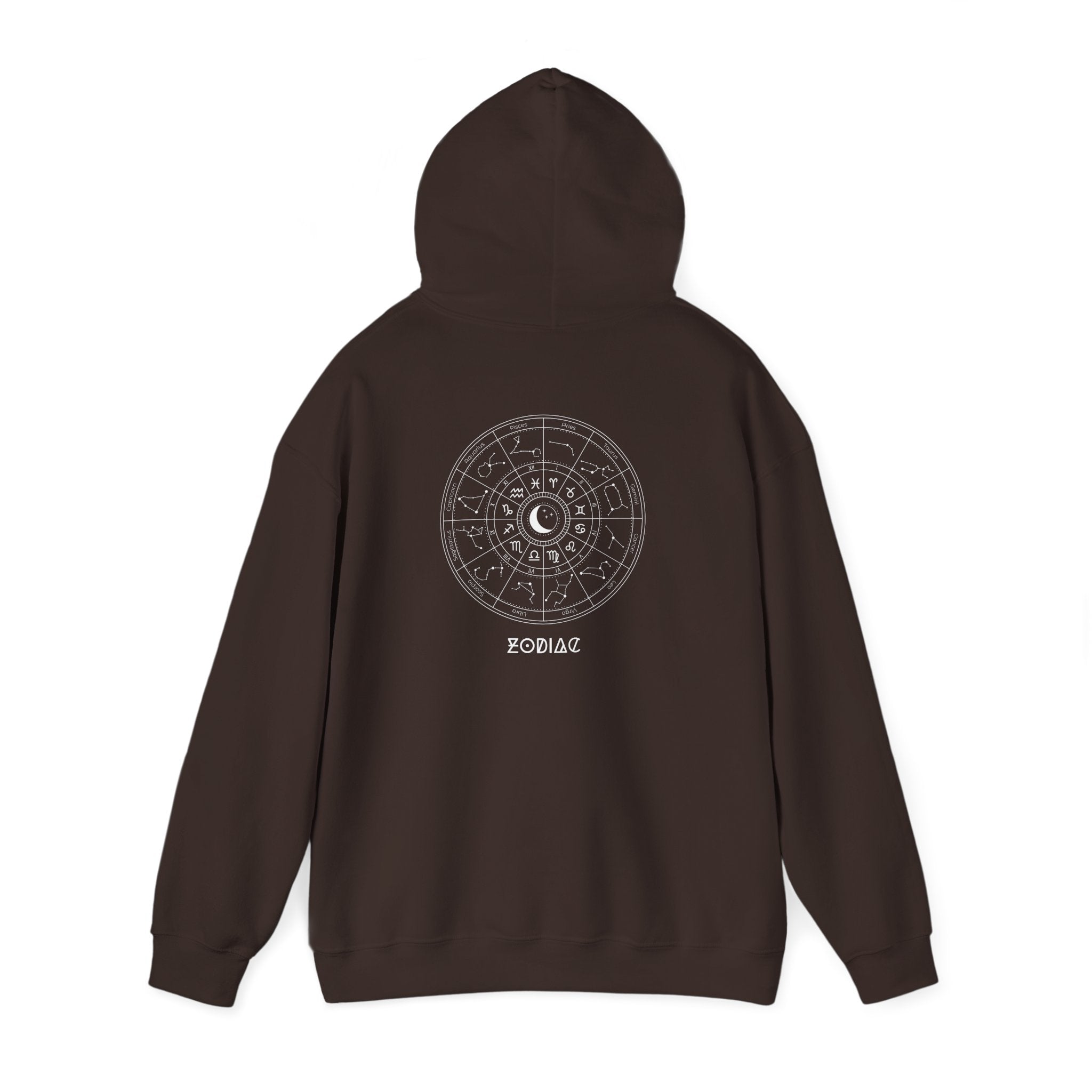 Zodiac Constellation Hoodie - Moon & Star Astrology Graphic Sweatshirt