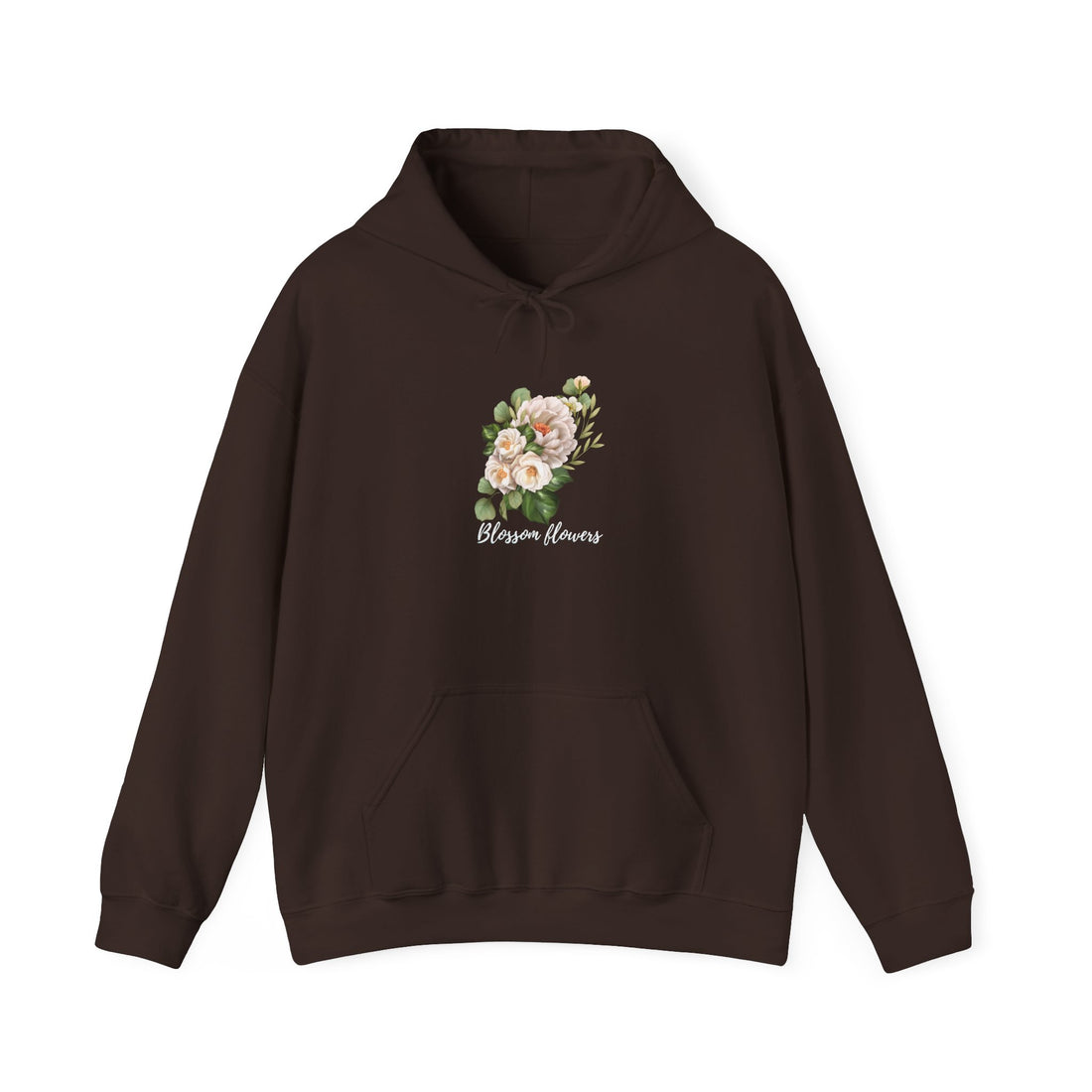 Floral 'Blossom Flowers' Hoodie – Soft Vintage Rose Graphic