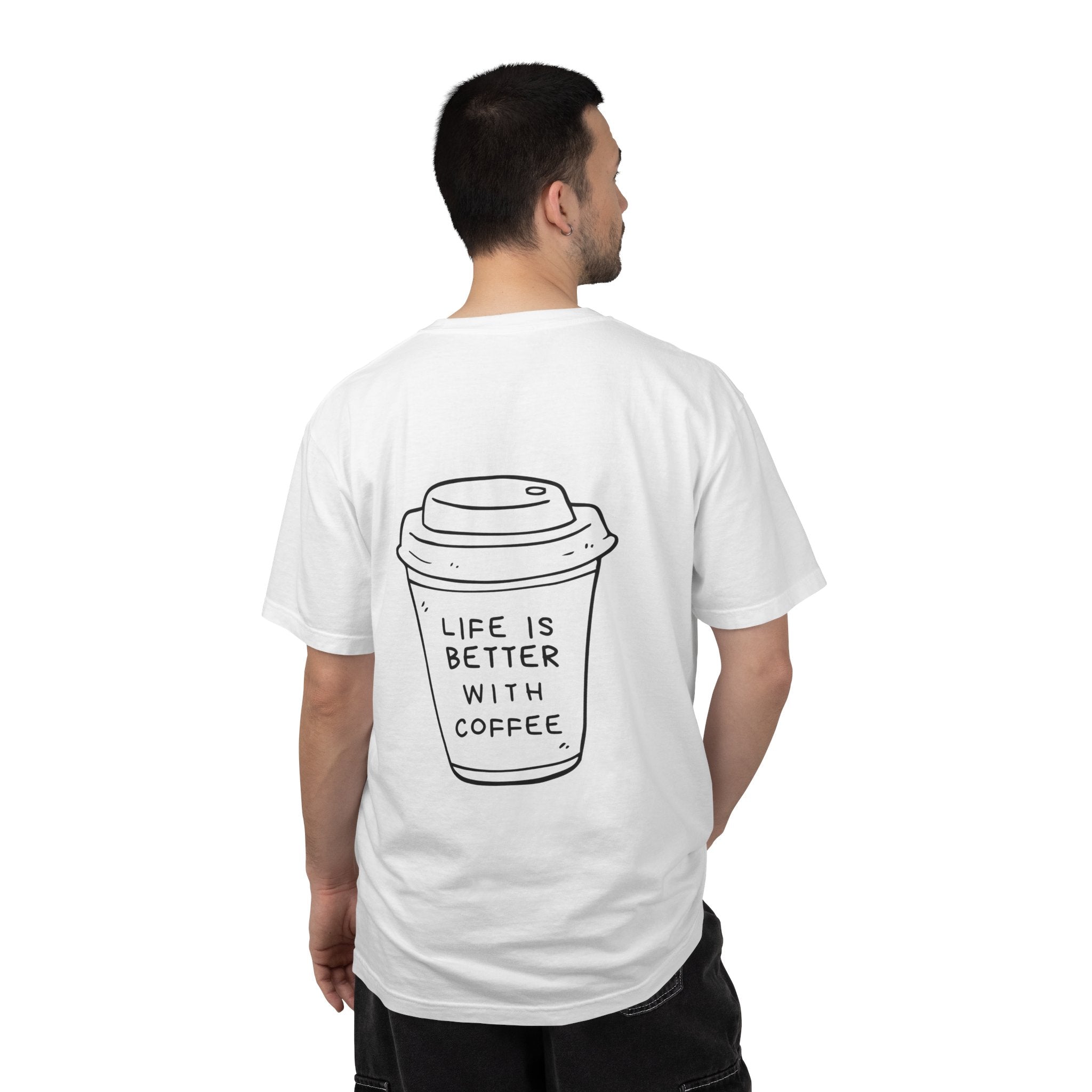 Coffee Lover T‑Shirt — "Life Is Better With Coffee" Graphic Tee