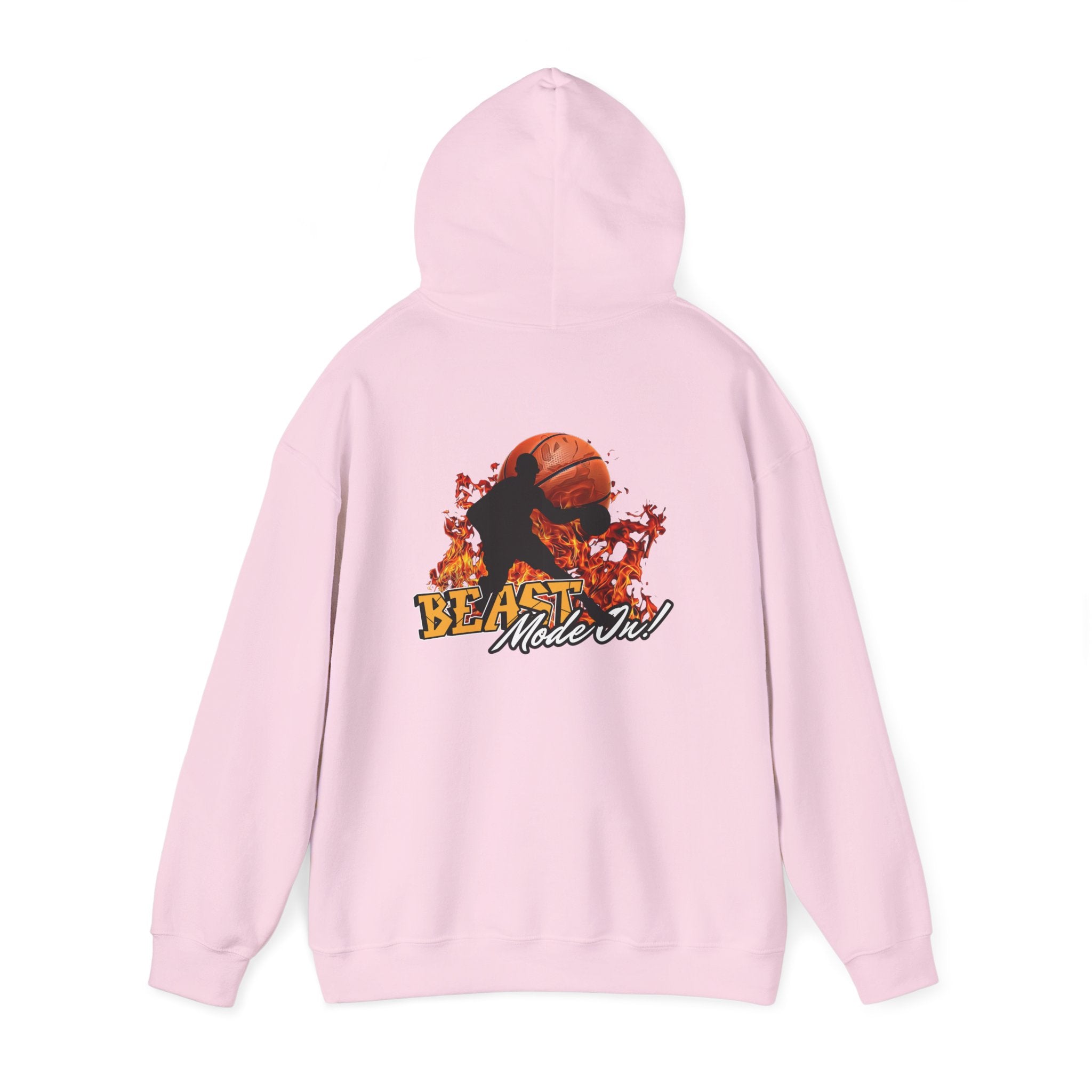 Basketball Beast Mode Hoodie — "Beast Mode On" Graphic Pullover