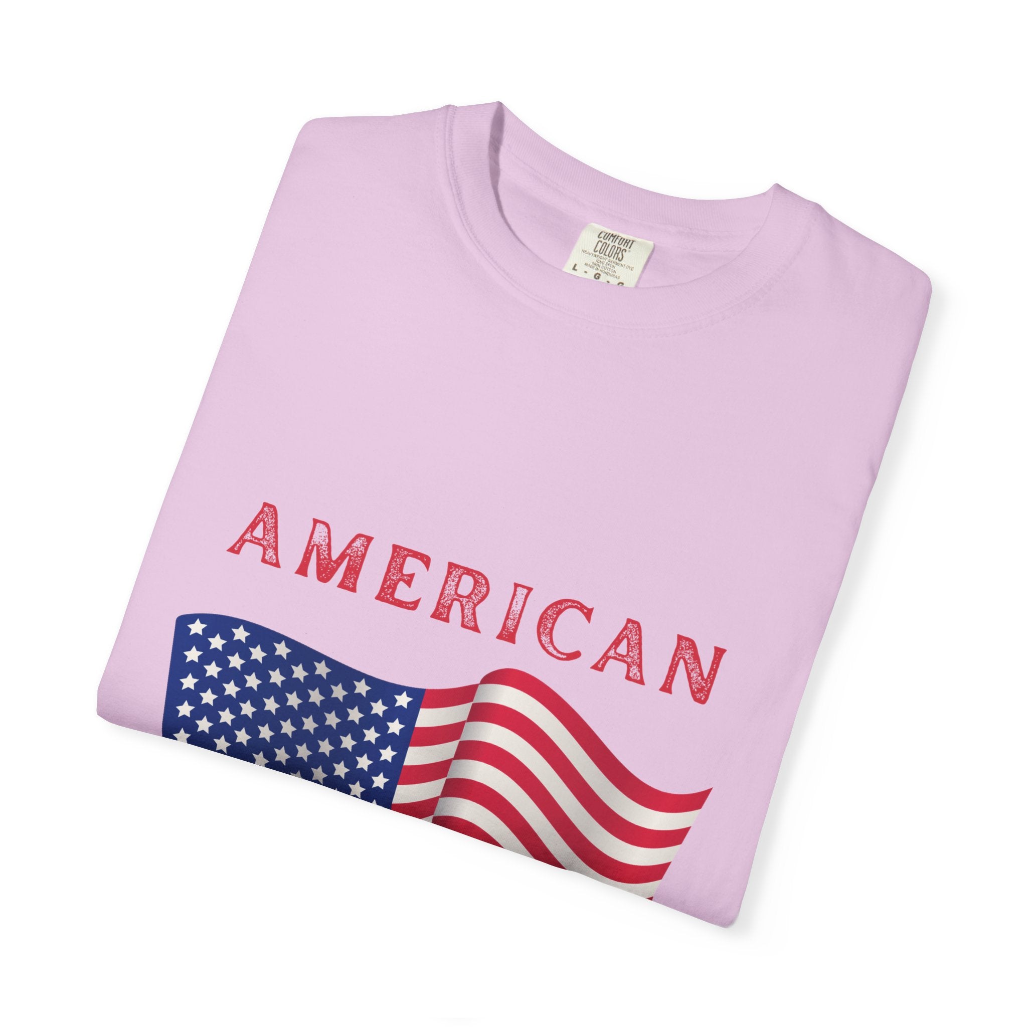 American Dream T-Shirt — Vintage Flag Graphic Tee for 4th of July & Patriotic Celebrations