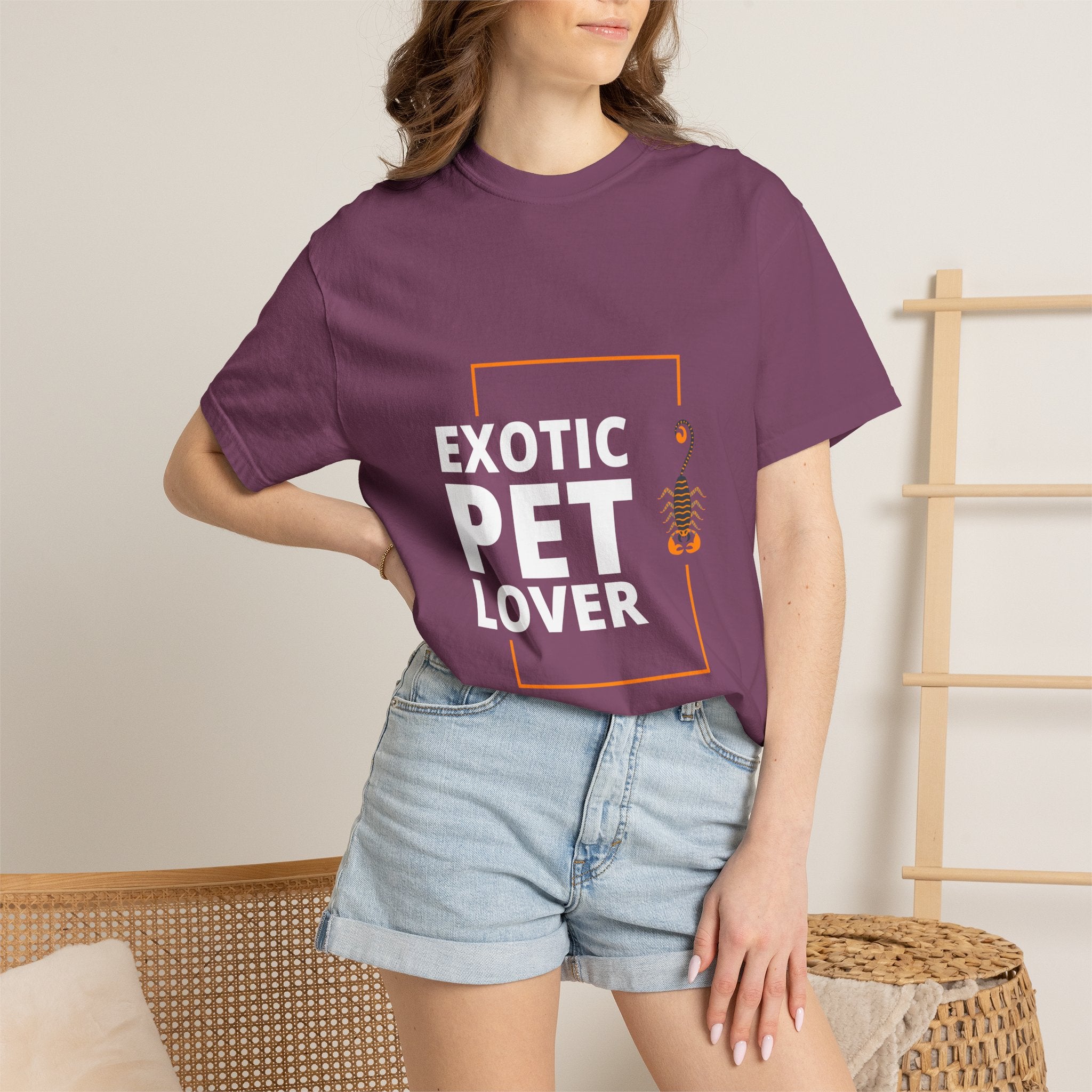 Exotic Pet Lover T-Shirt — Scorpion Graphic Tee for Reptile & Arachnid Enthusiasts