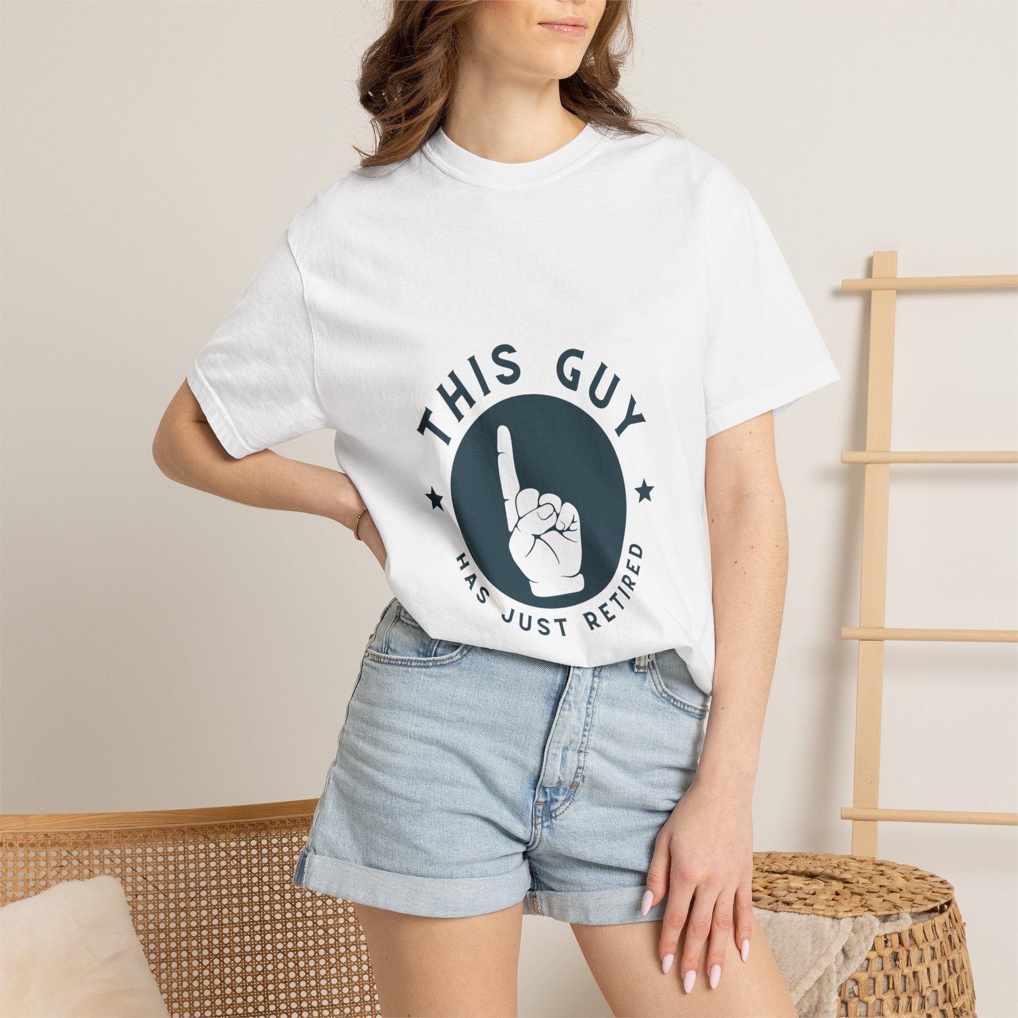 Retired Guy T-Shirt — "This Guy Has Just Retired" Retirement Gift Tee