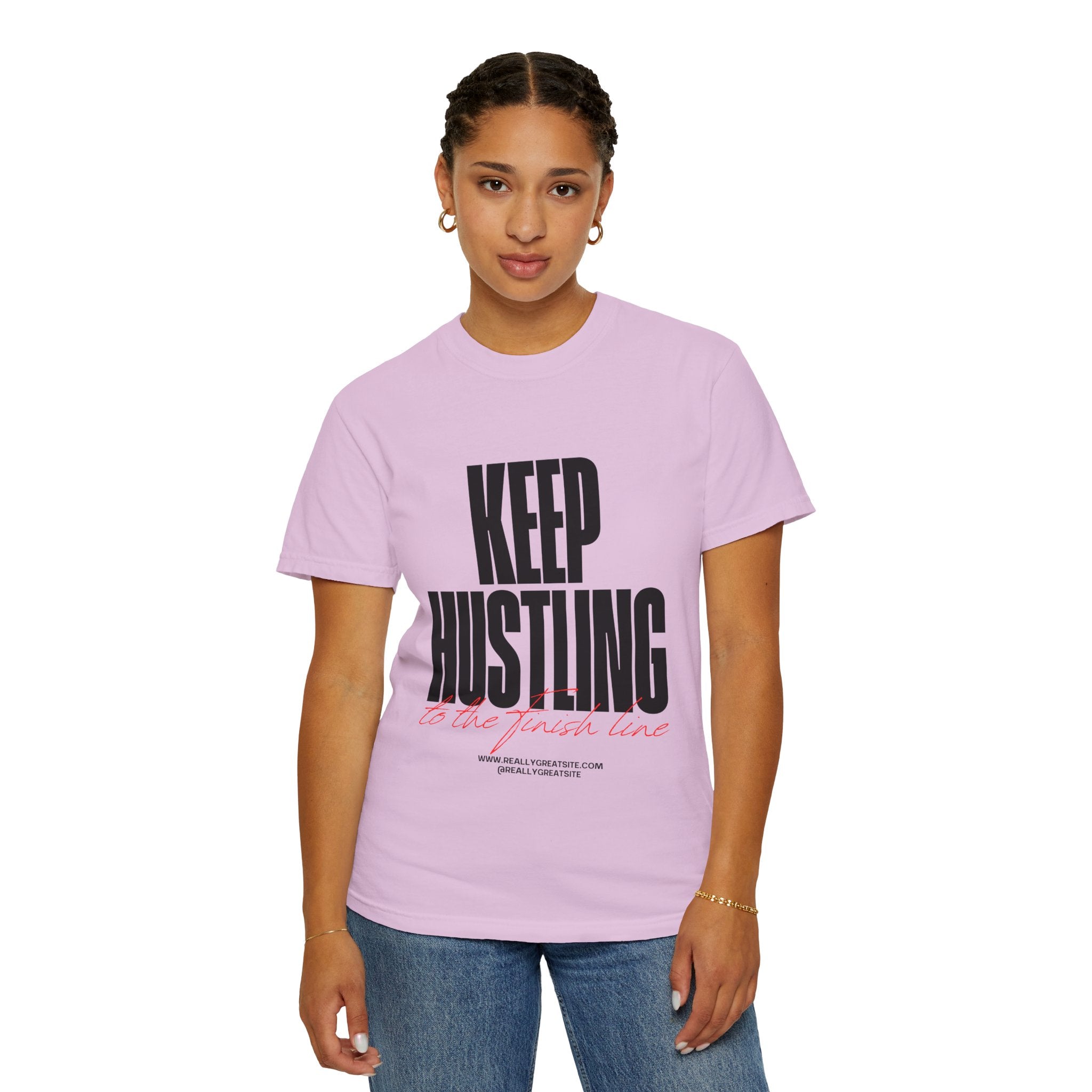 Keep Hustling T-Shirt — Motivational Graphic Tee