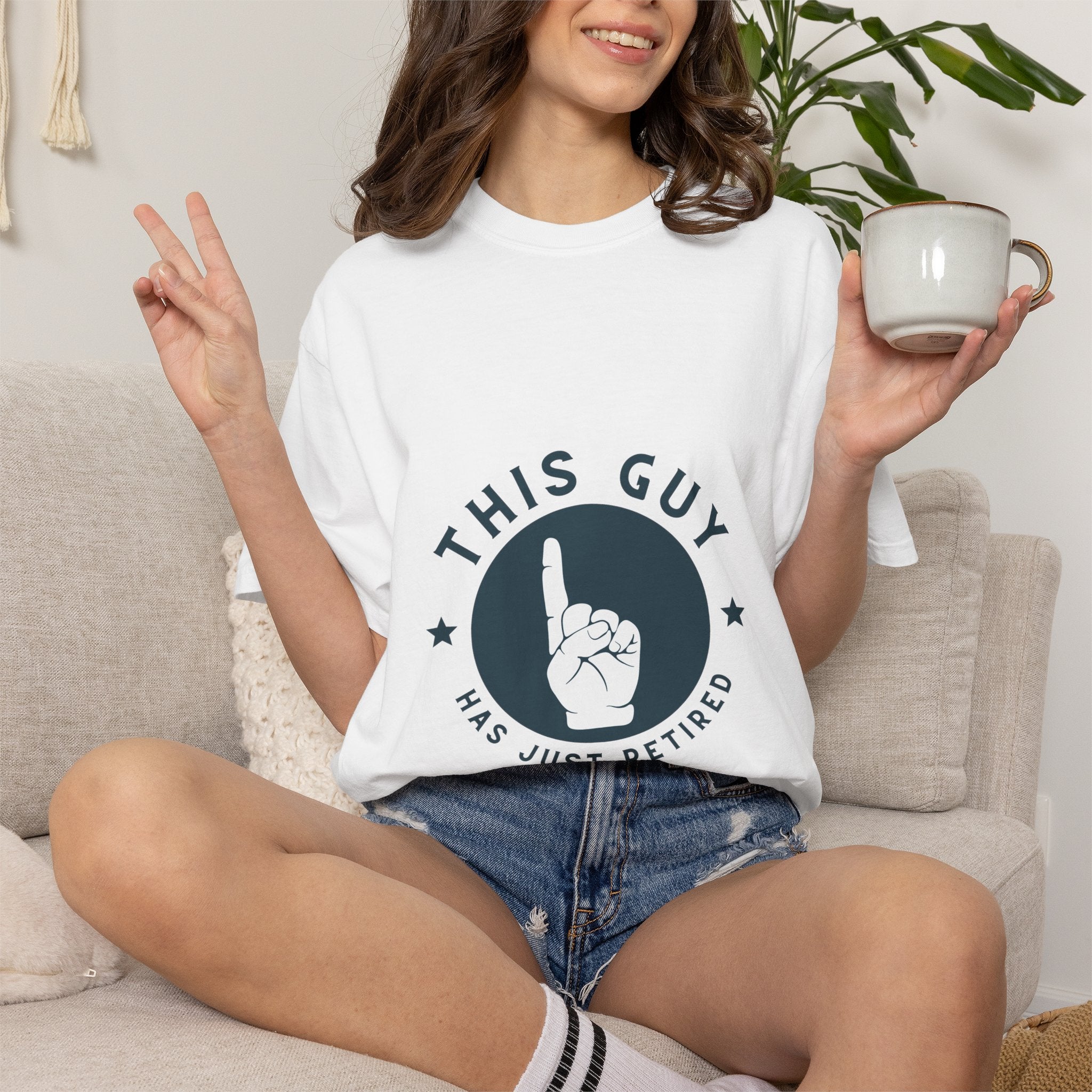 Retired Guy T-Shirt — "This Guy Has Just Retired" Retirement Gift Tee