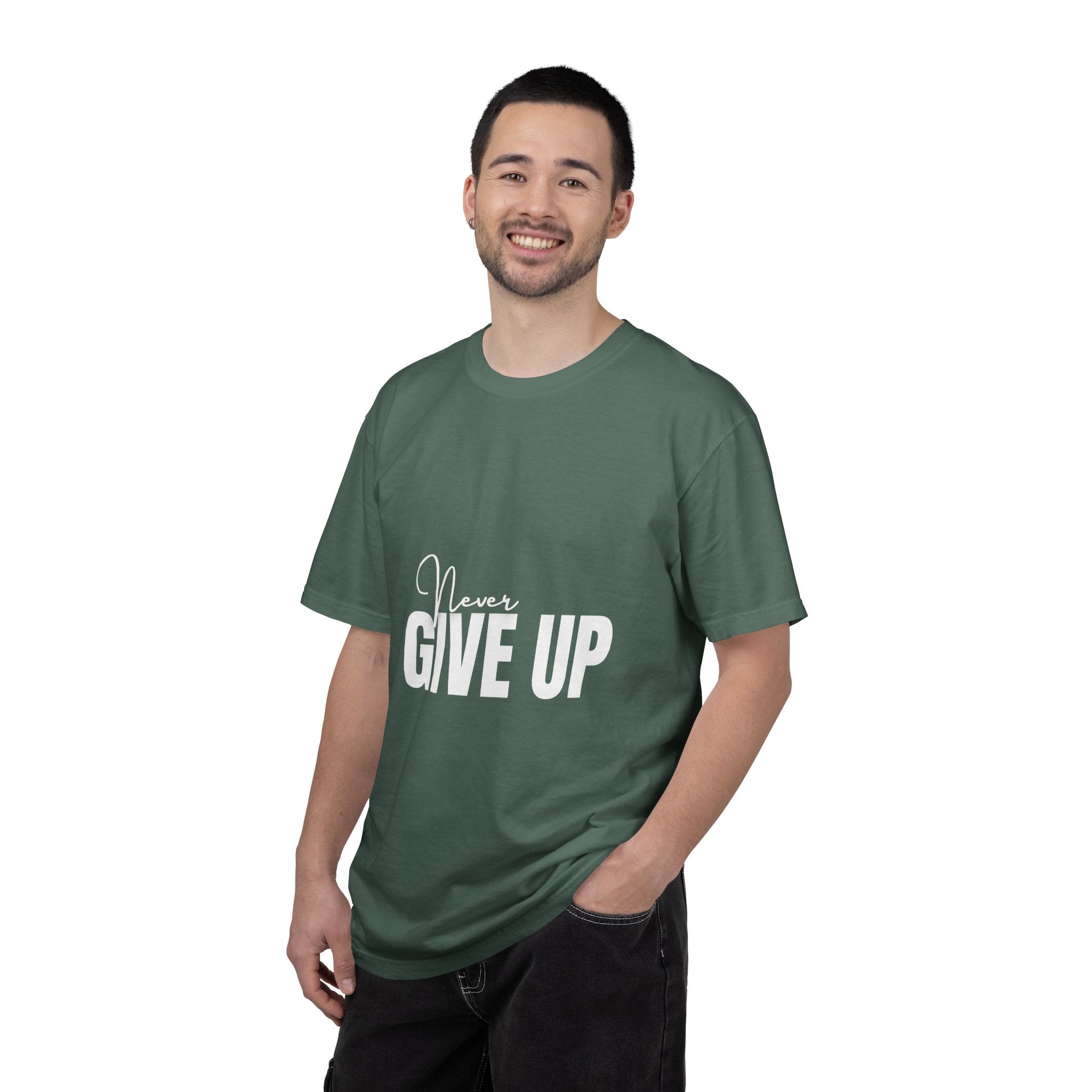 Never Give Up T-Shirt — Motivational Graphic Tee