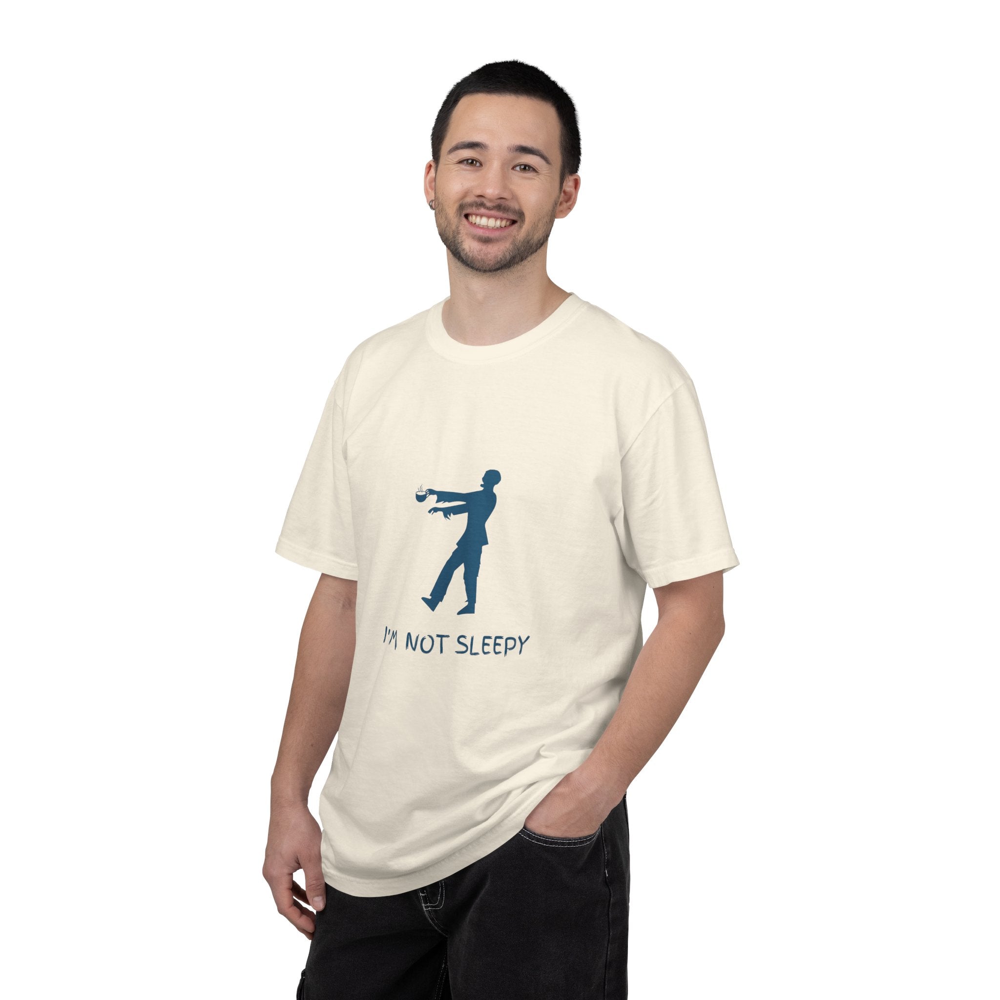 Zombie Silhouette T-Shirt — "I’m Not Sleepy" Funny Halloween Tee