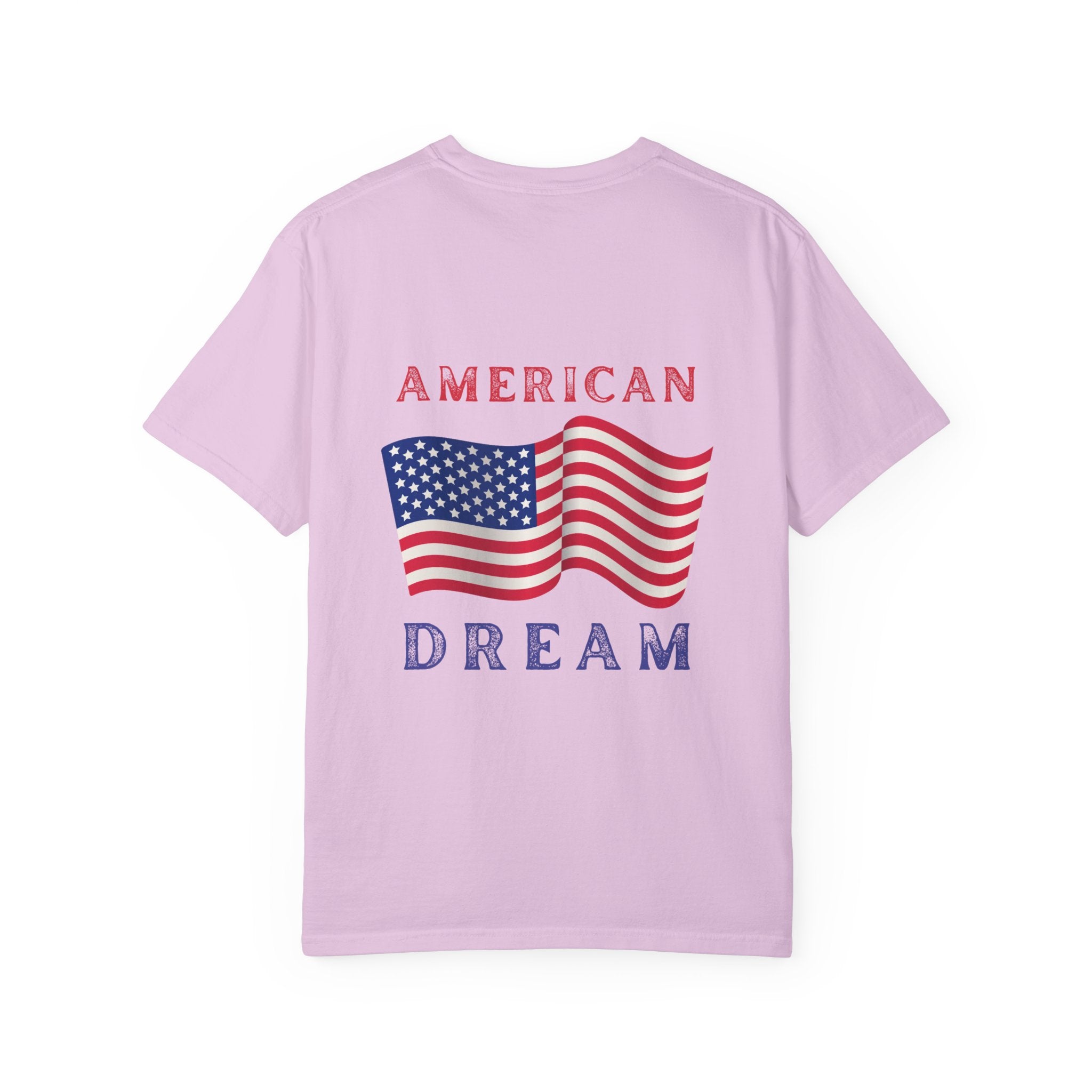 American Dream T-Shirt — Vintage Flag Graphic Tee for 4th of July & Patriotic Celebrations