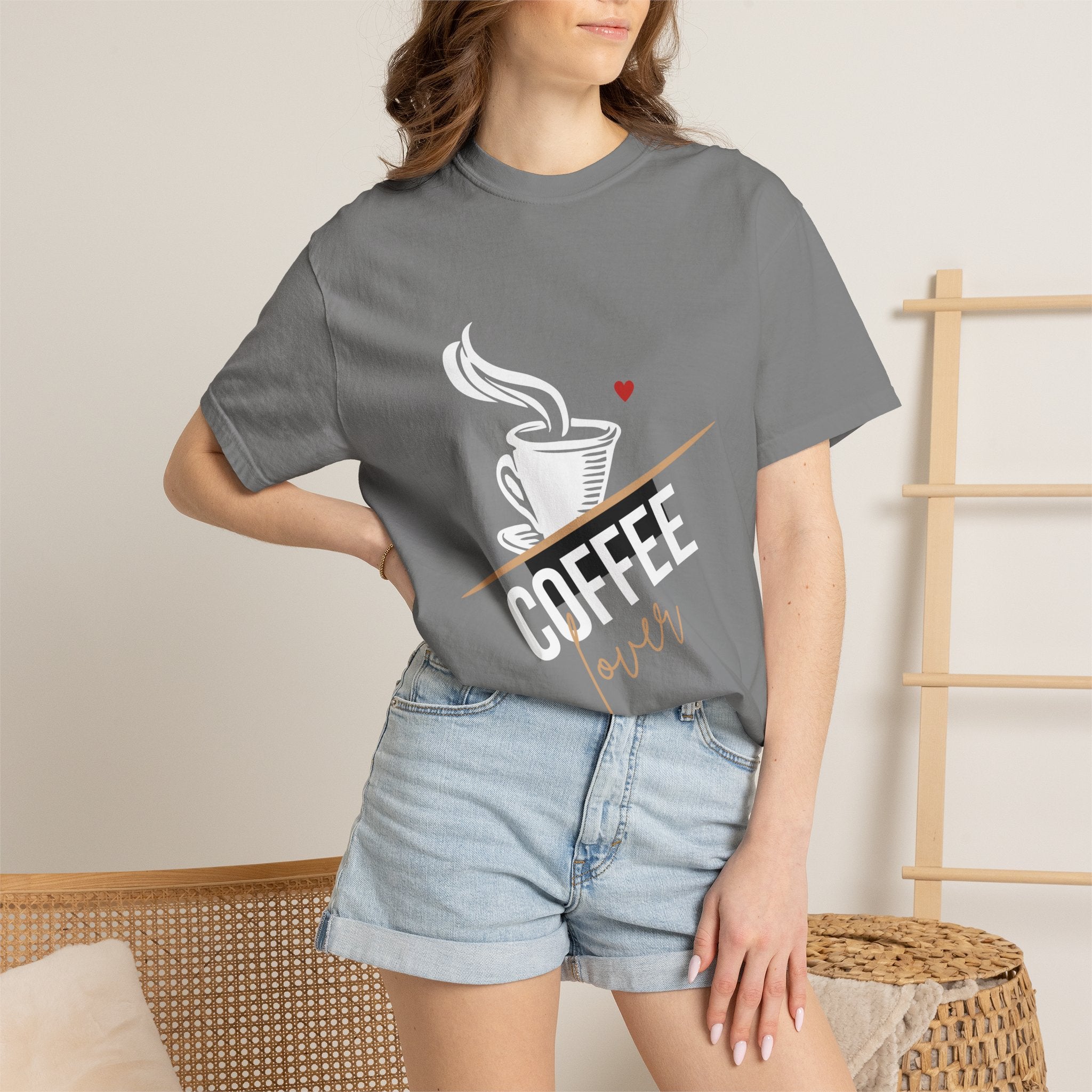 Coffee Lover T‑Shirt — Steaming Cup Graphic Tee