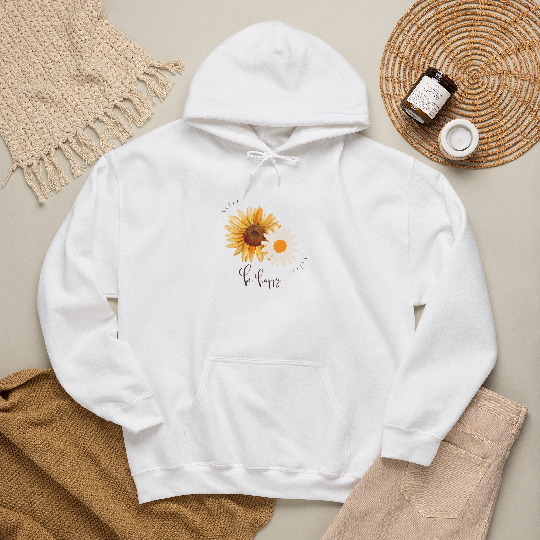 Sunflower 'Be Happy' Hoodie