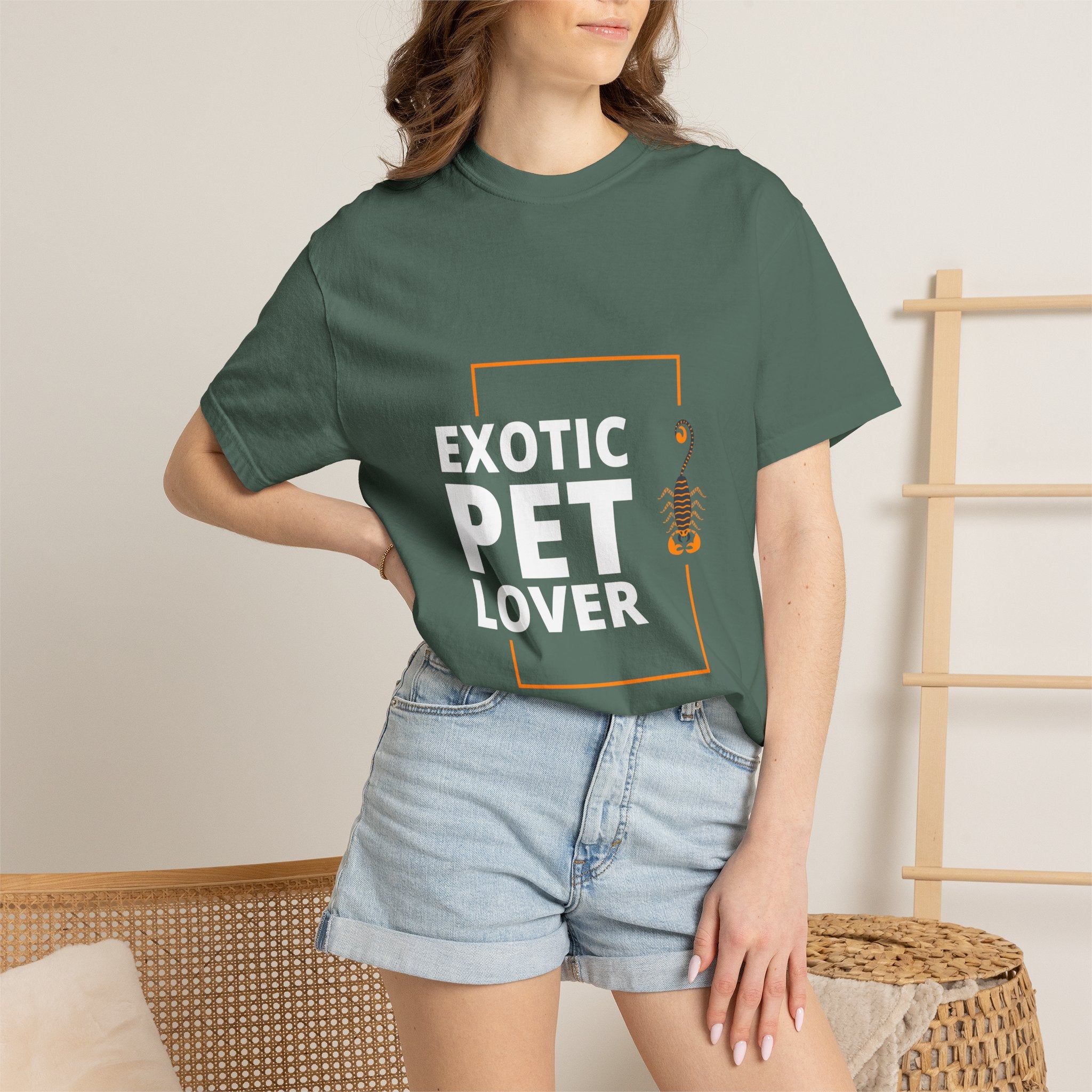 Exotic Pet Lover T-Shirt — Scorpion Graphic Tee for Reptile & Arachnid Enthusiasts