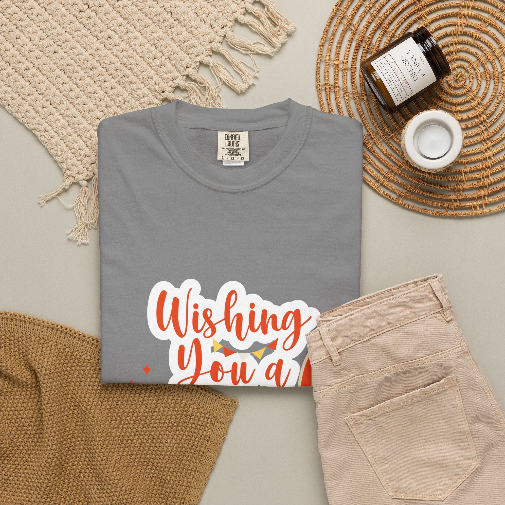 Holiday Surfboard T‑Shirt — "Wishing You a Sparkly Holiday" Beachy Christmas Tee