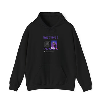 Hoodie — 'happiness' Vaporwave Graphic Pullover