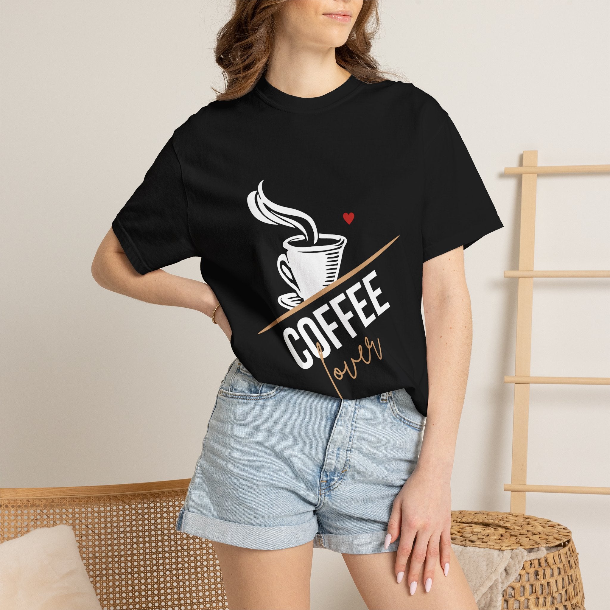 Coffee Lover T‑Shirt — Steaming Cup Graphic Tee