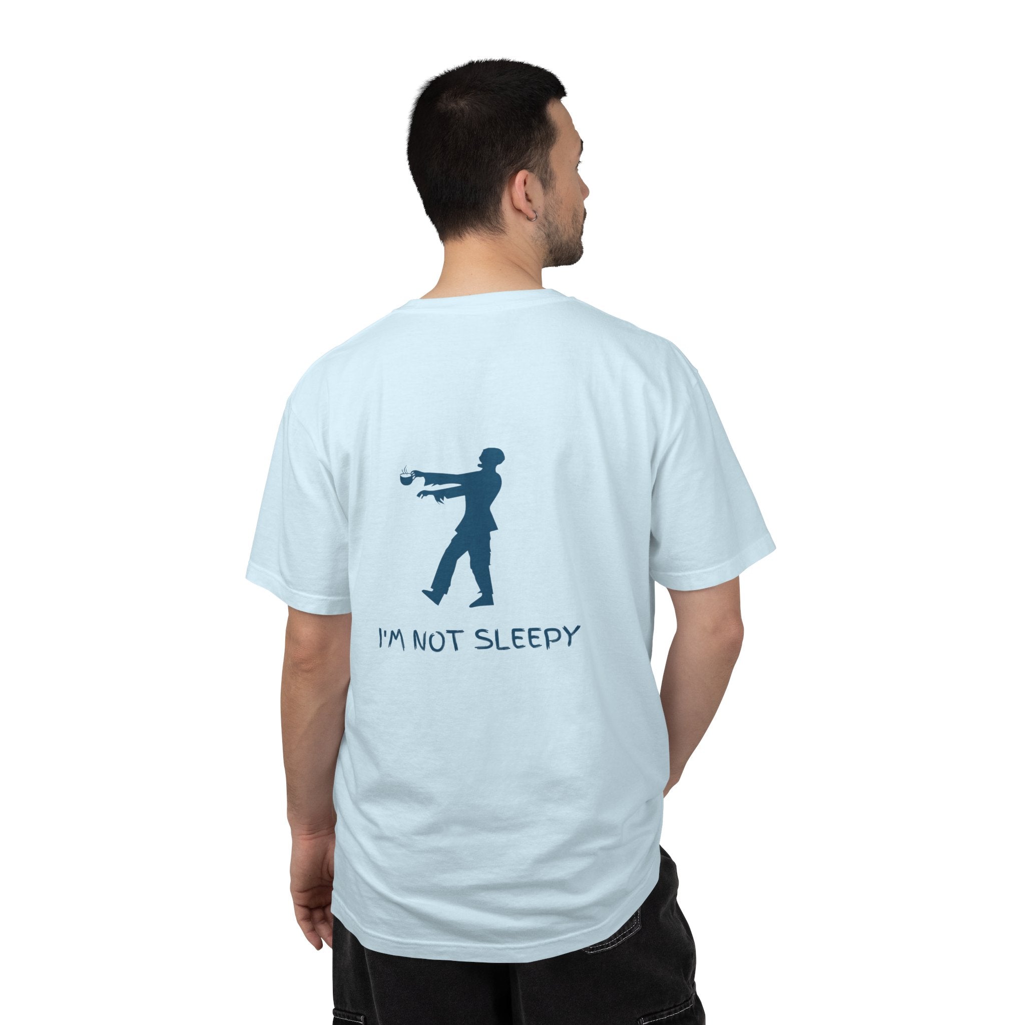 Zombie Silhouette T-Shirt — "I’m Not Sleepy" Funny Halloween Tee